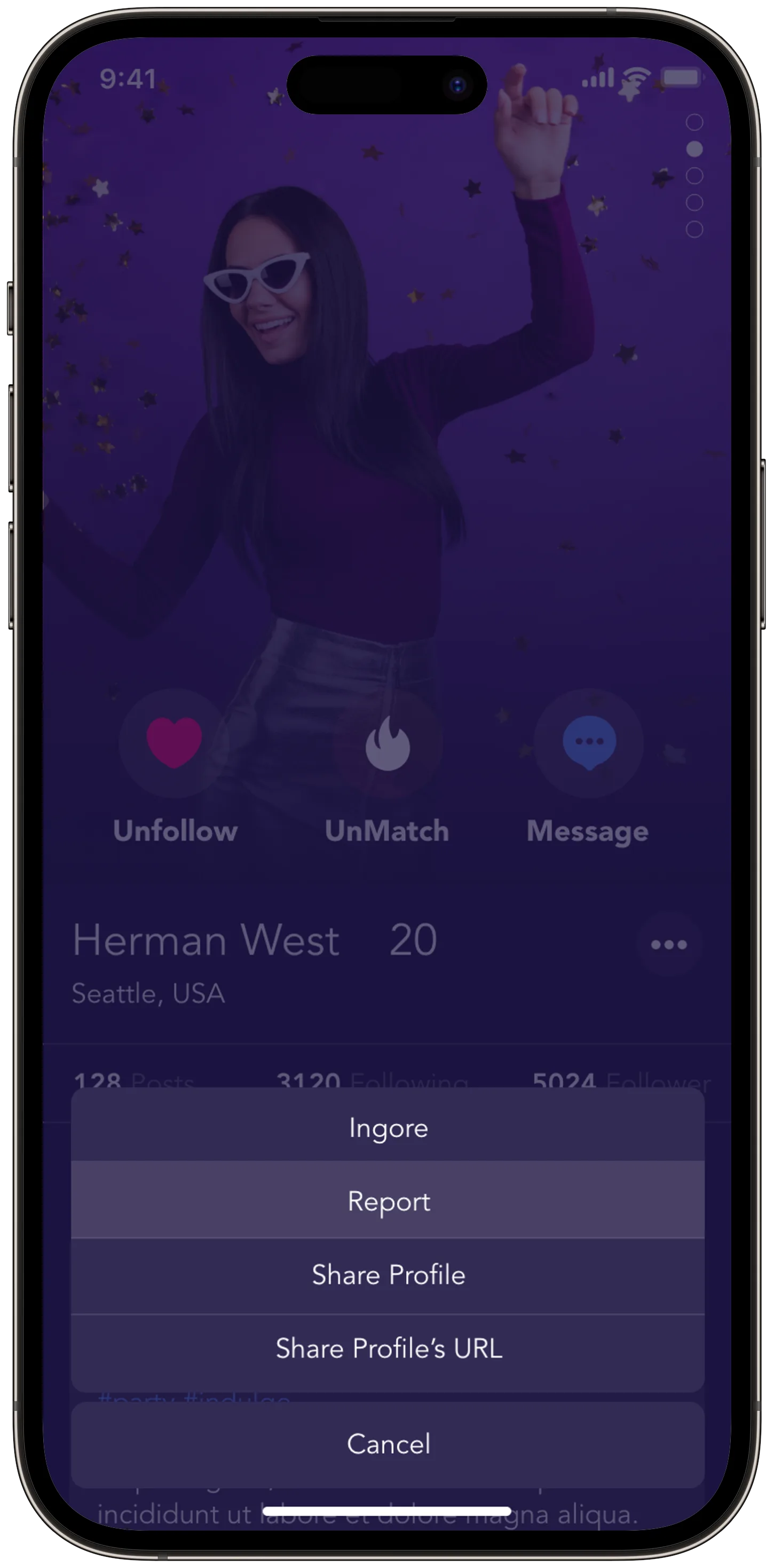 Indulge Social — tasarım 14