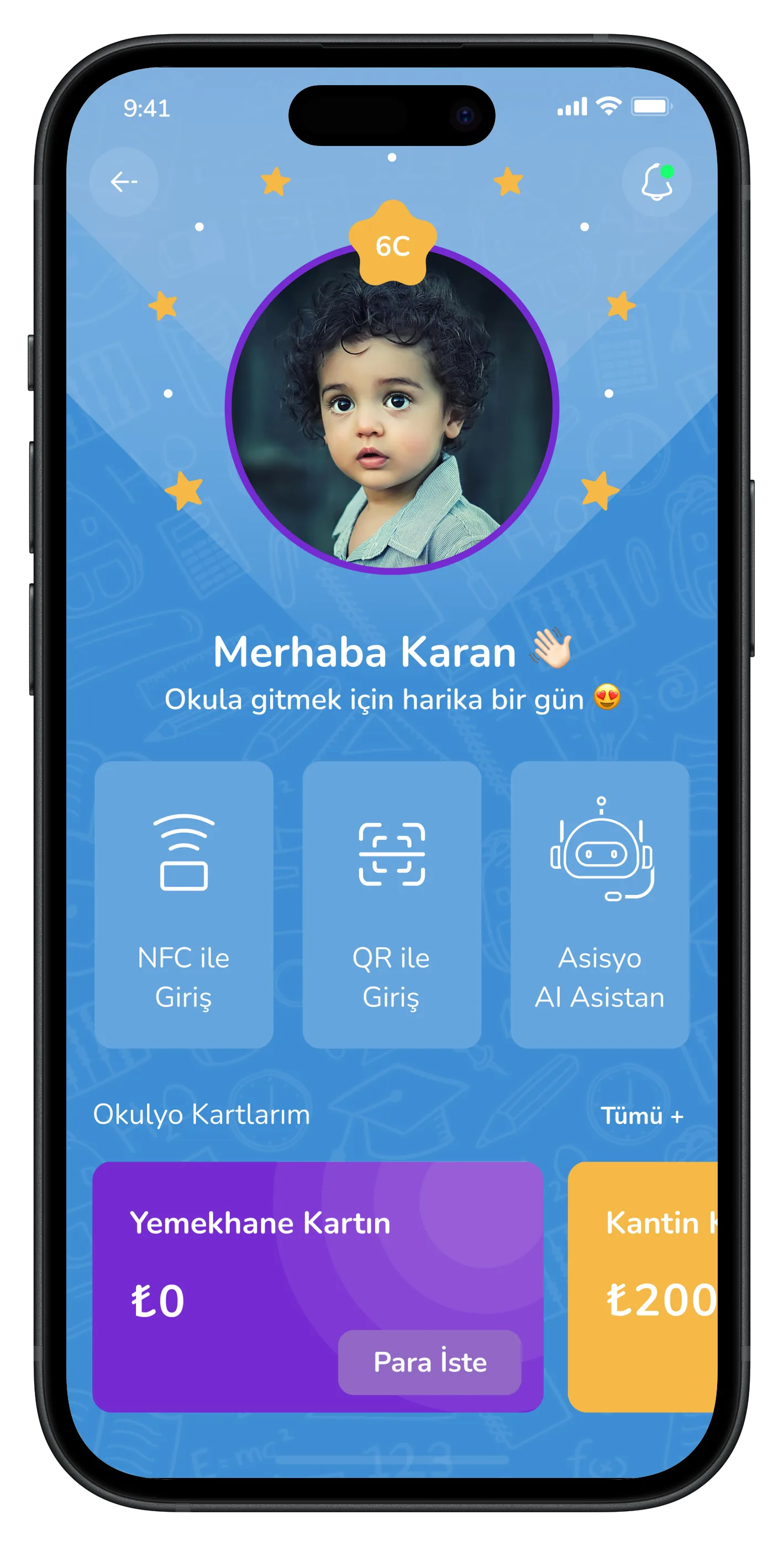 Parent & Student Mobile App — tasarım 17