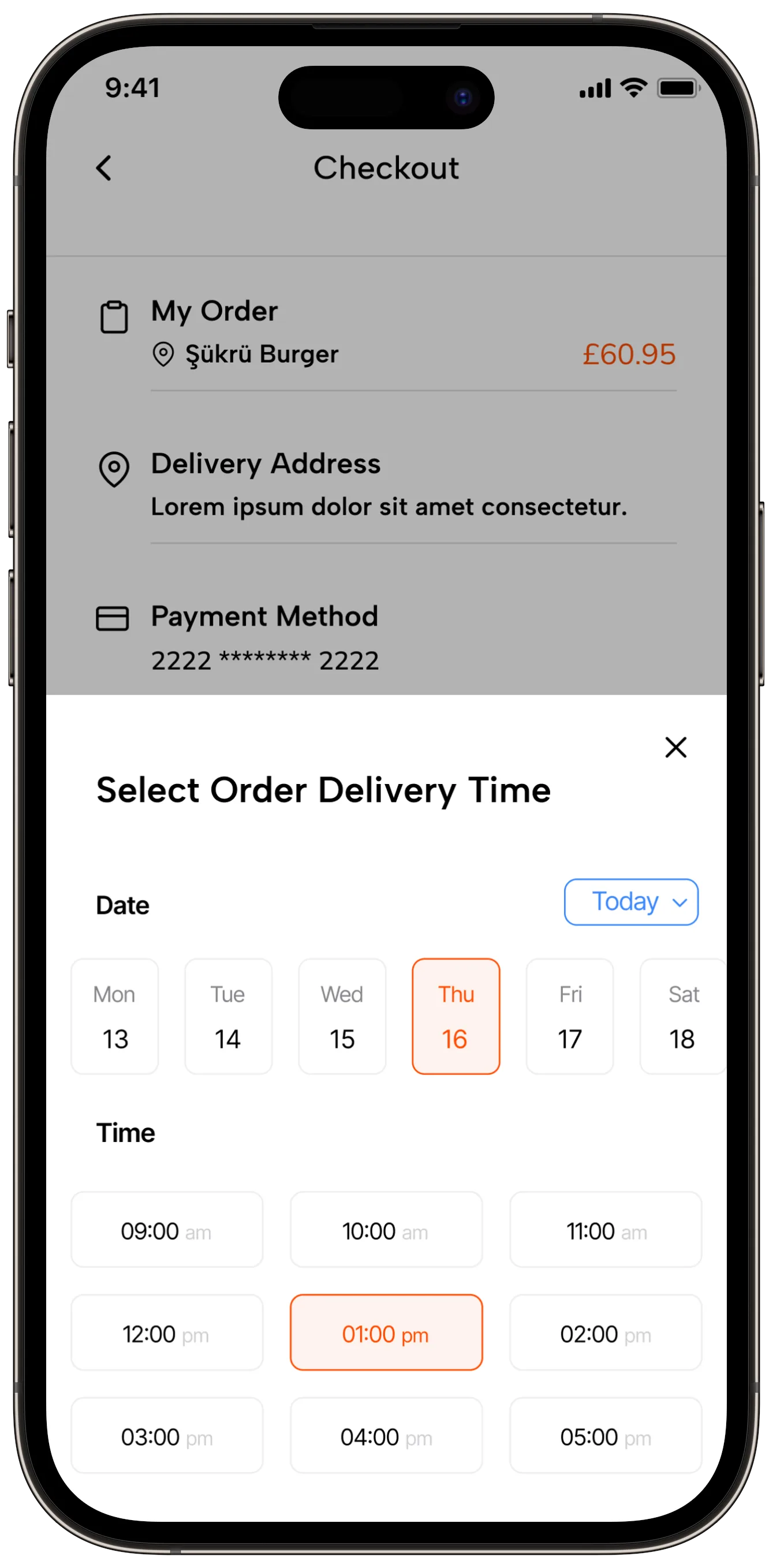 Food Delivery — tasarım 45
