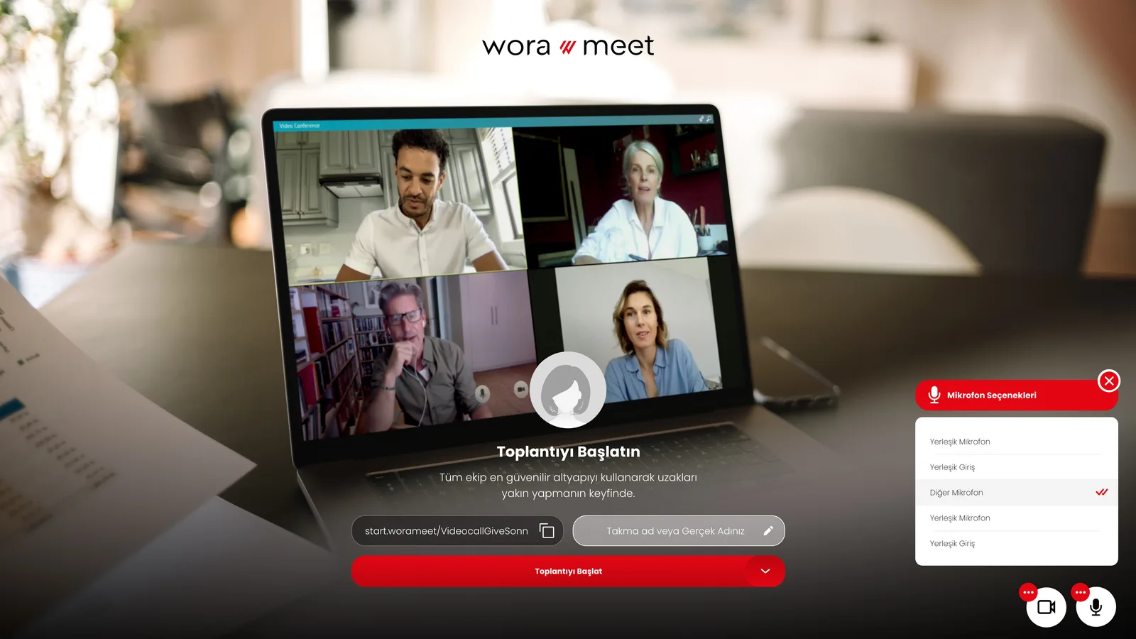 Wora Online Meet — tasarım 5