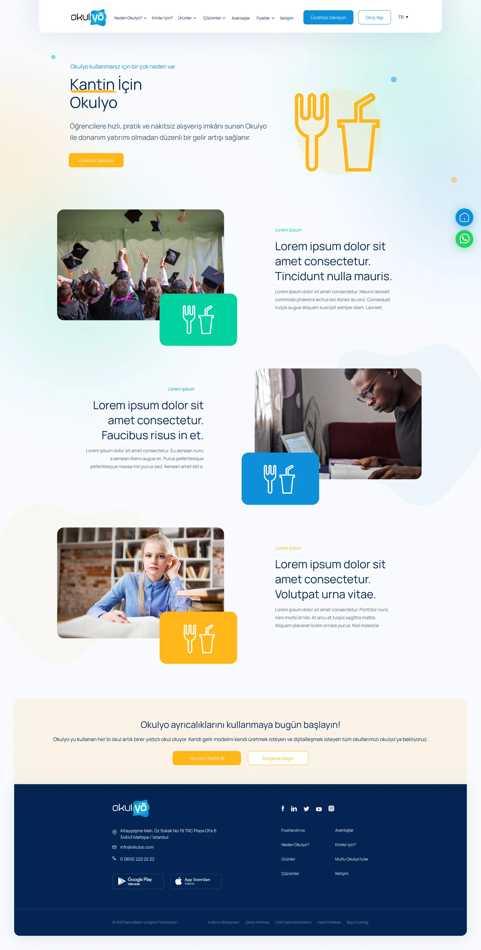 Okulyo Corporate Website — tasarım 10