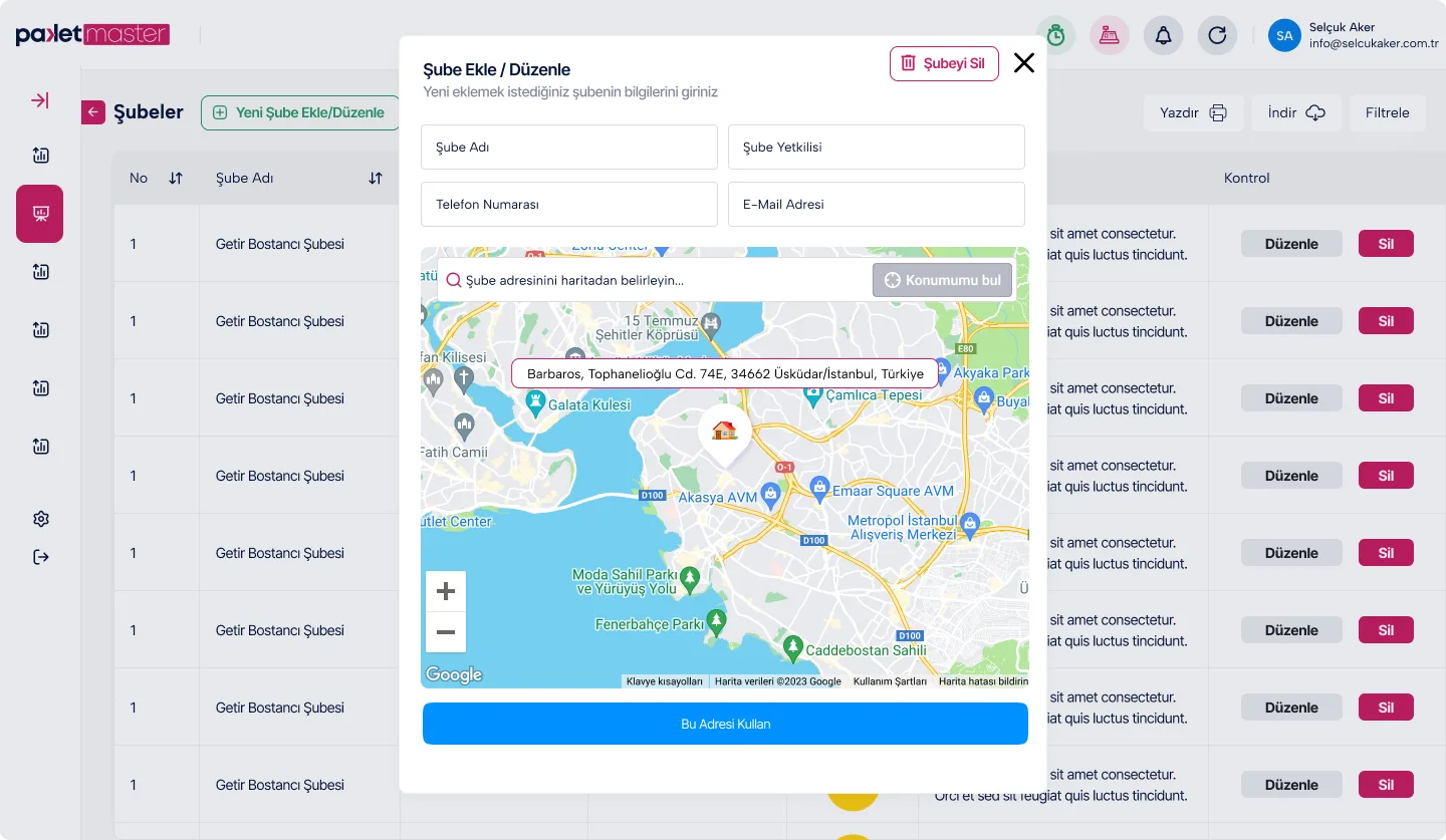 Order Tracking — tasarım 52