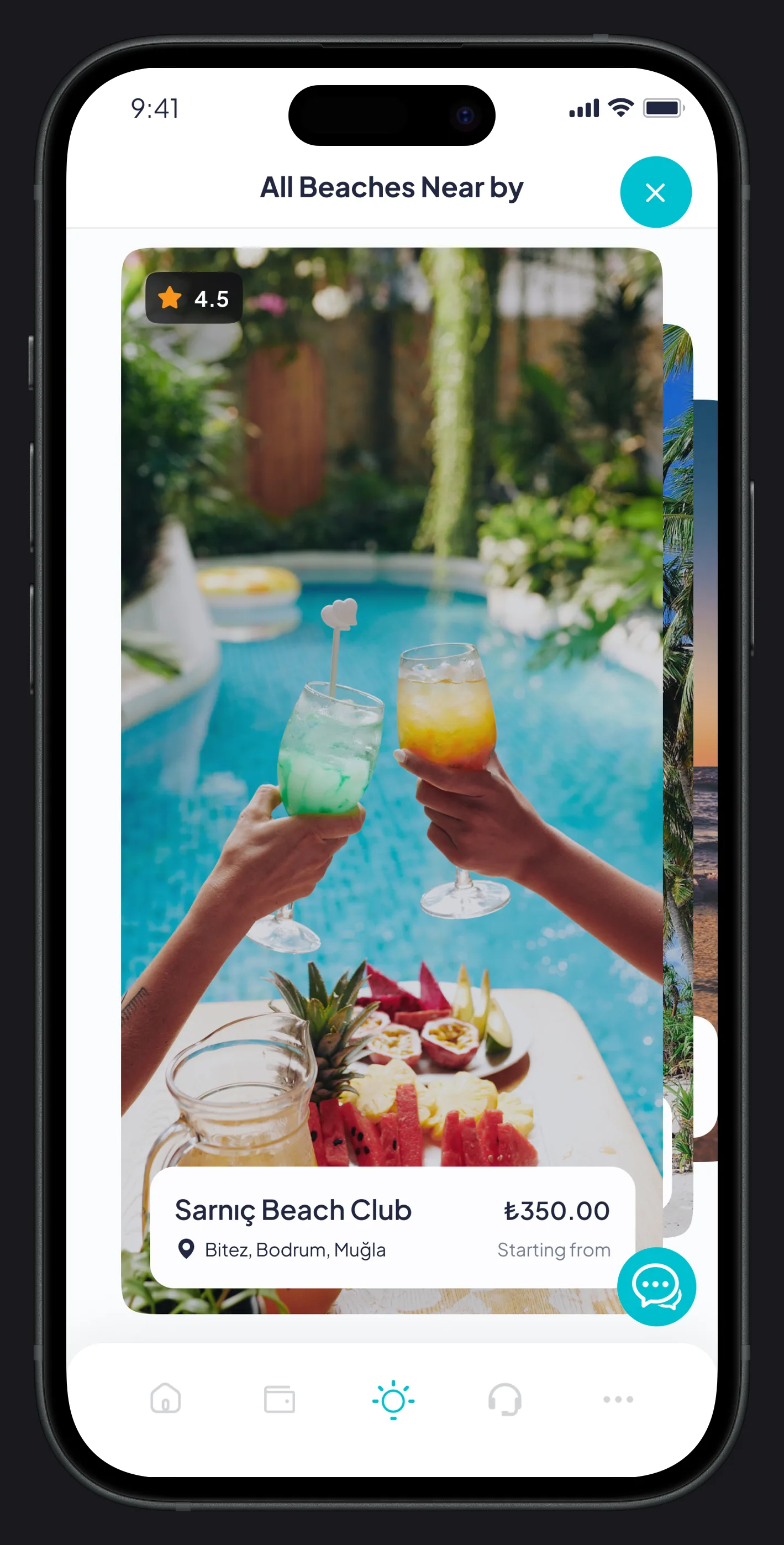 Go Beach Mobile App — tasarım 47