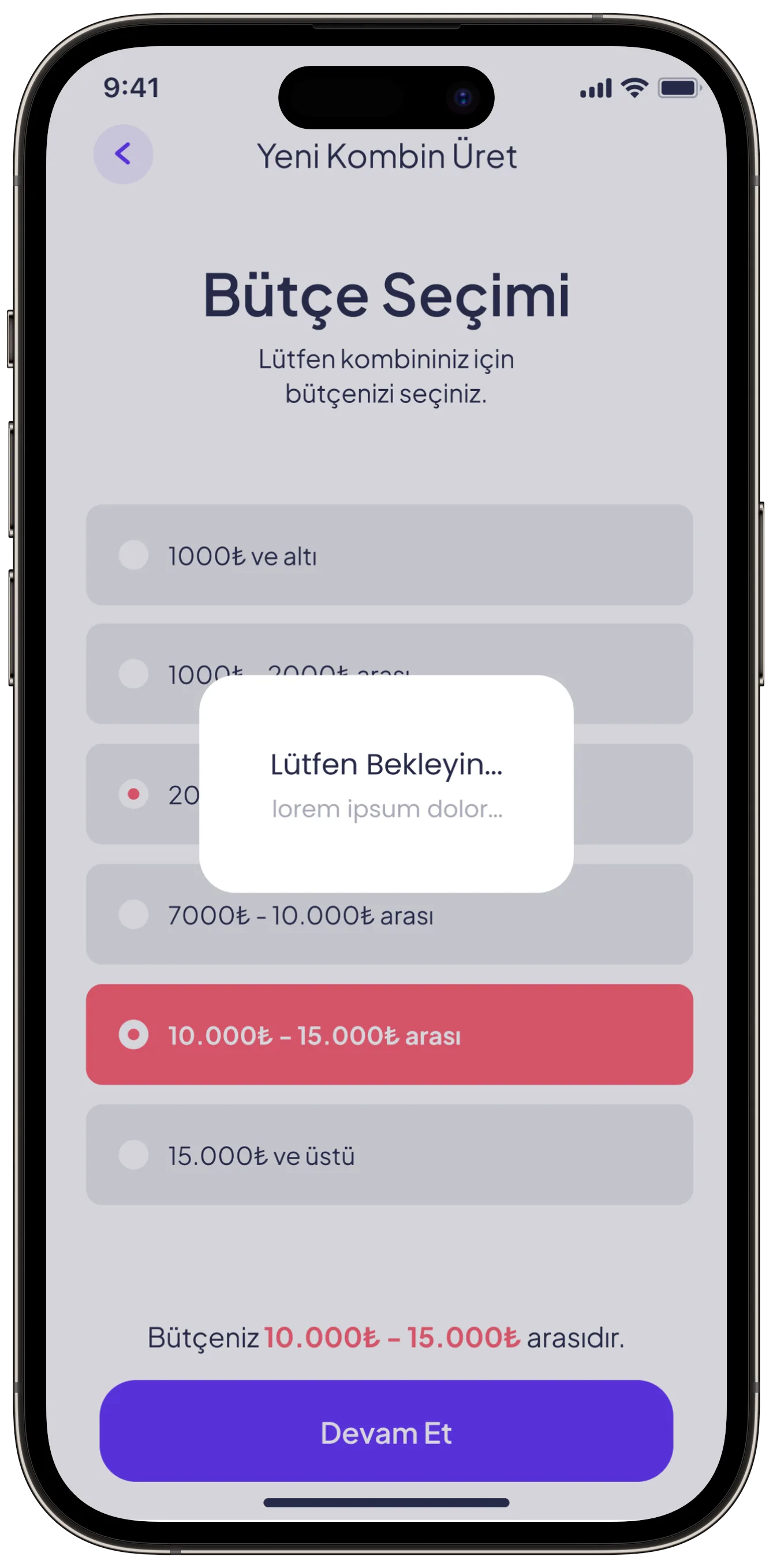 Fashion App — tasarım 30