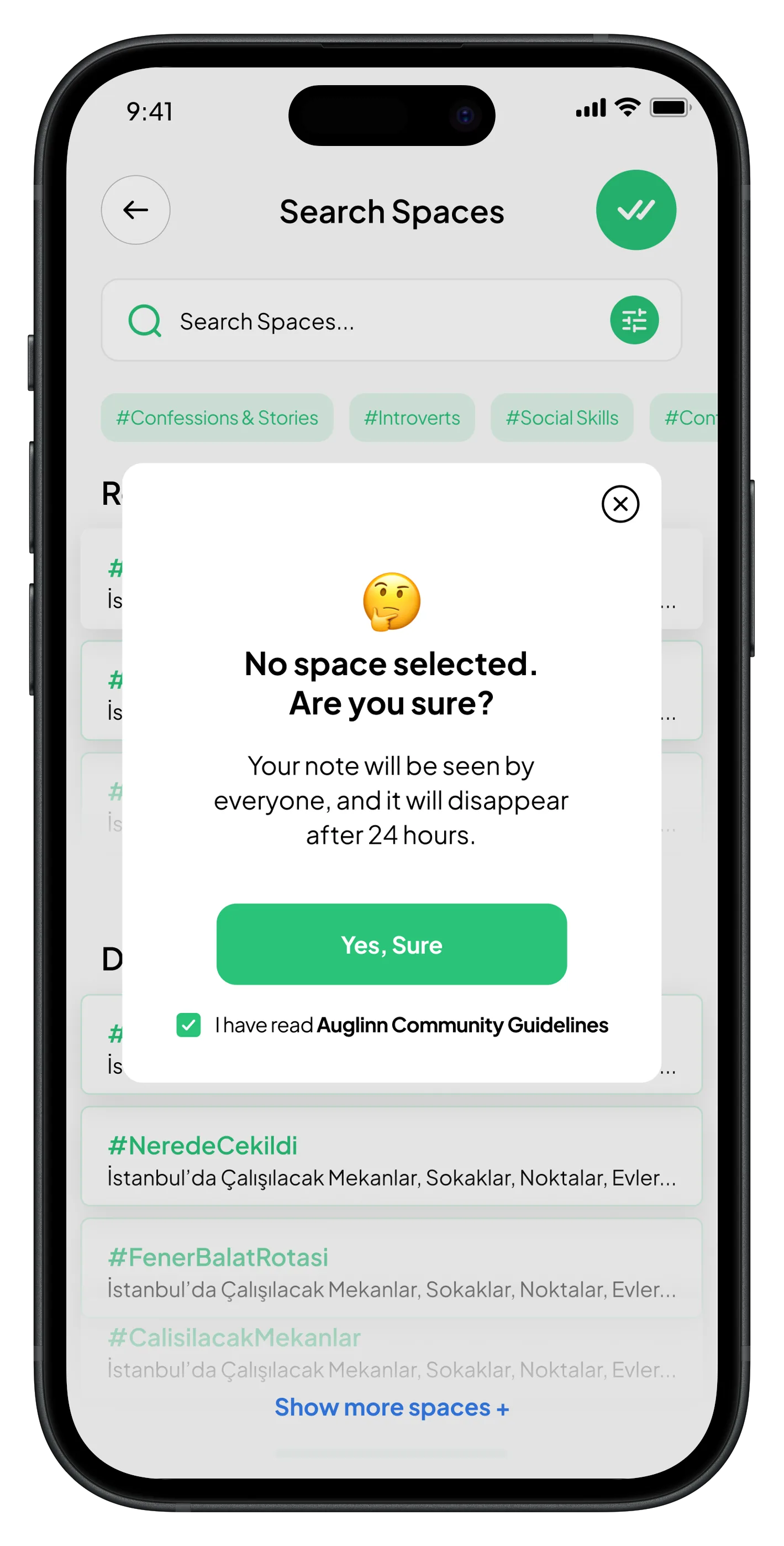 Auglinn Mobile App — tasarım 31