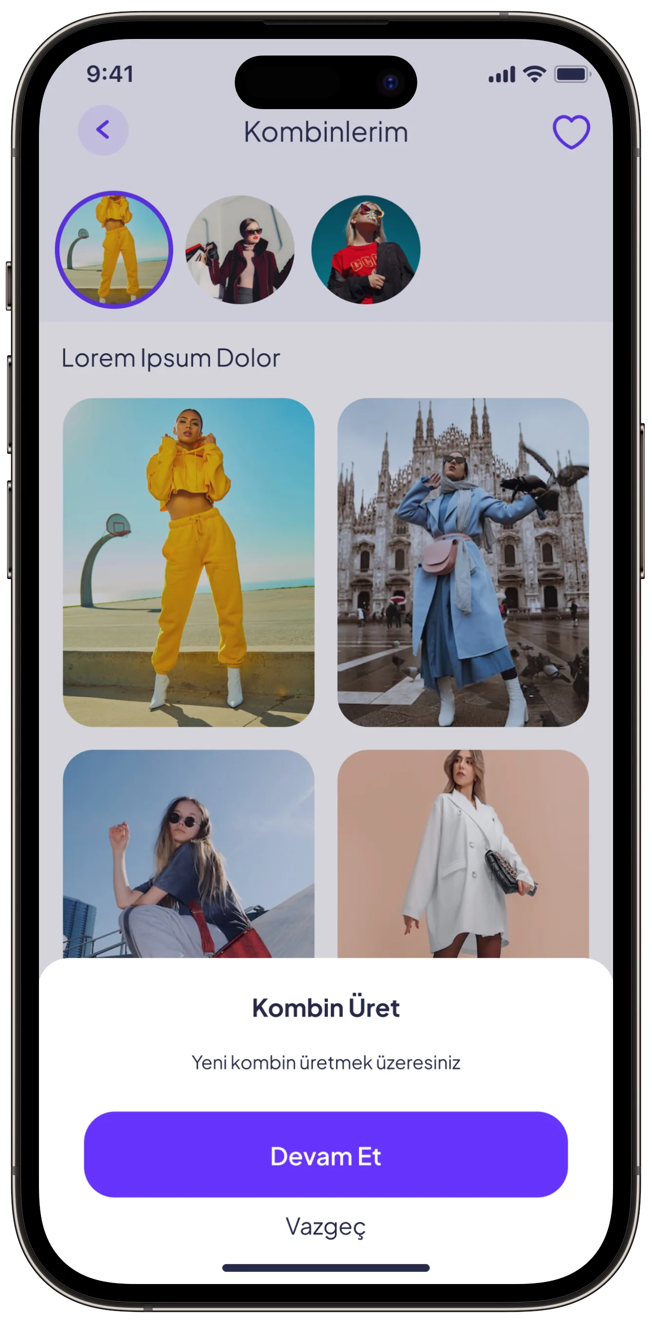 Fashion App — tasarım 34