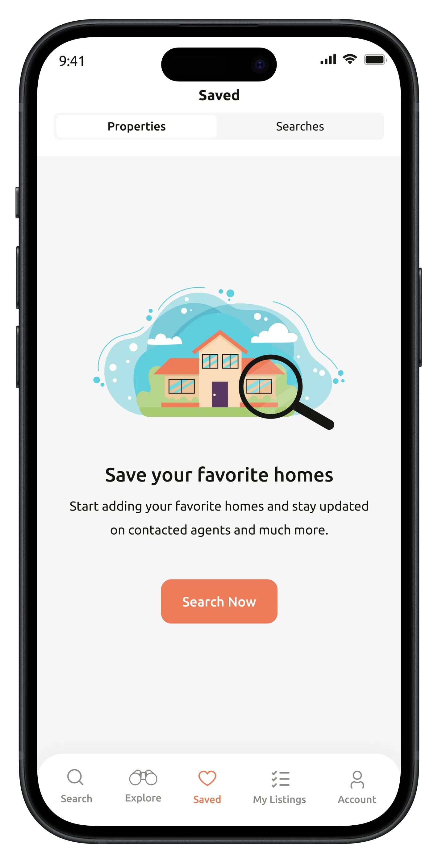 Real Estate App — tasarım 4