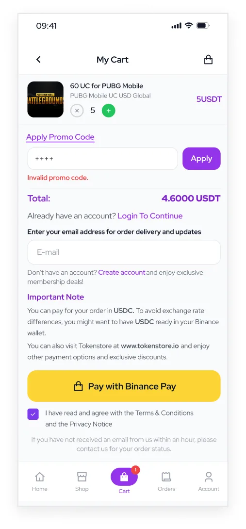 Token Store App