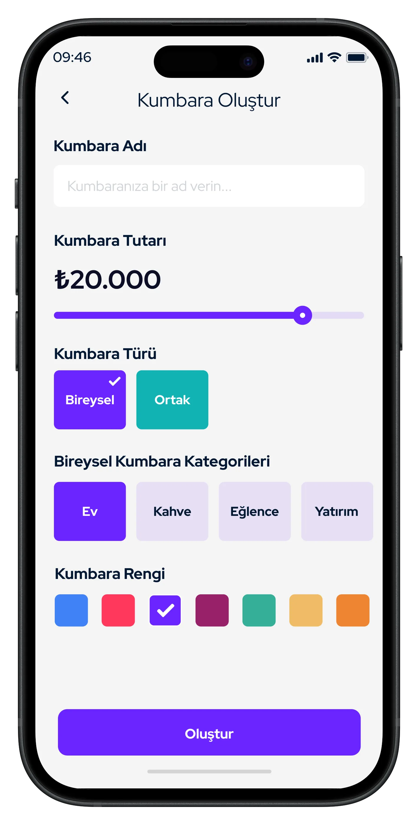 Parent & Child Finance Mobile App — tasarım 19