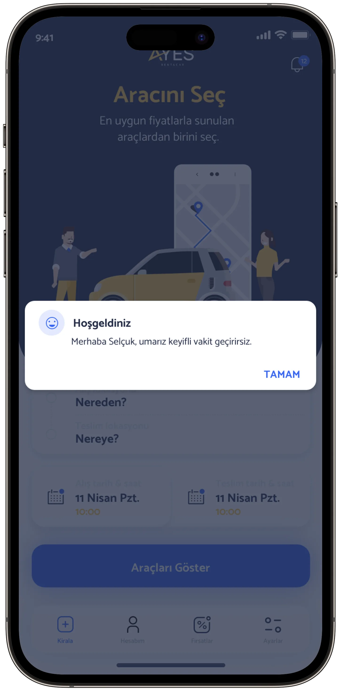 Ayes Rent A Car — tasarım 11