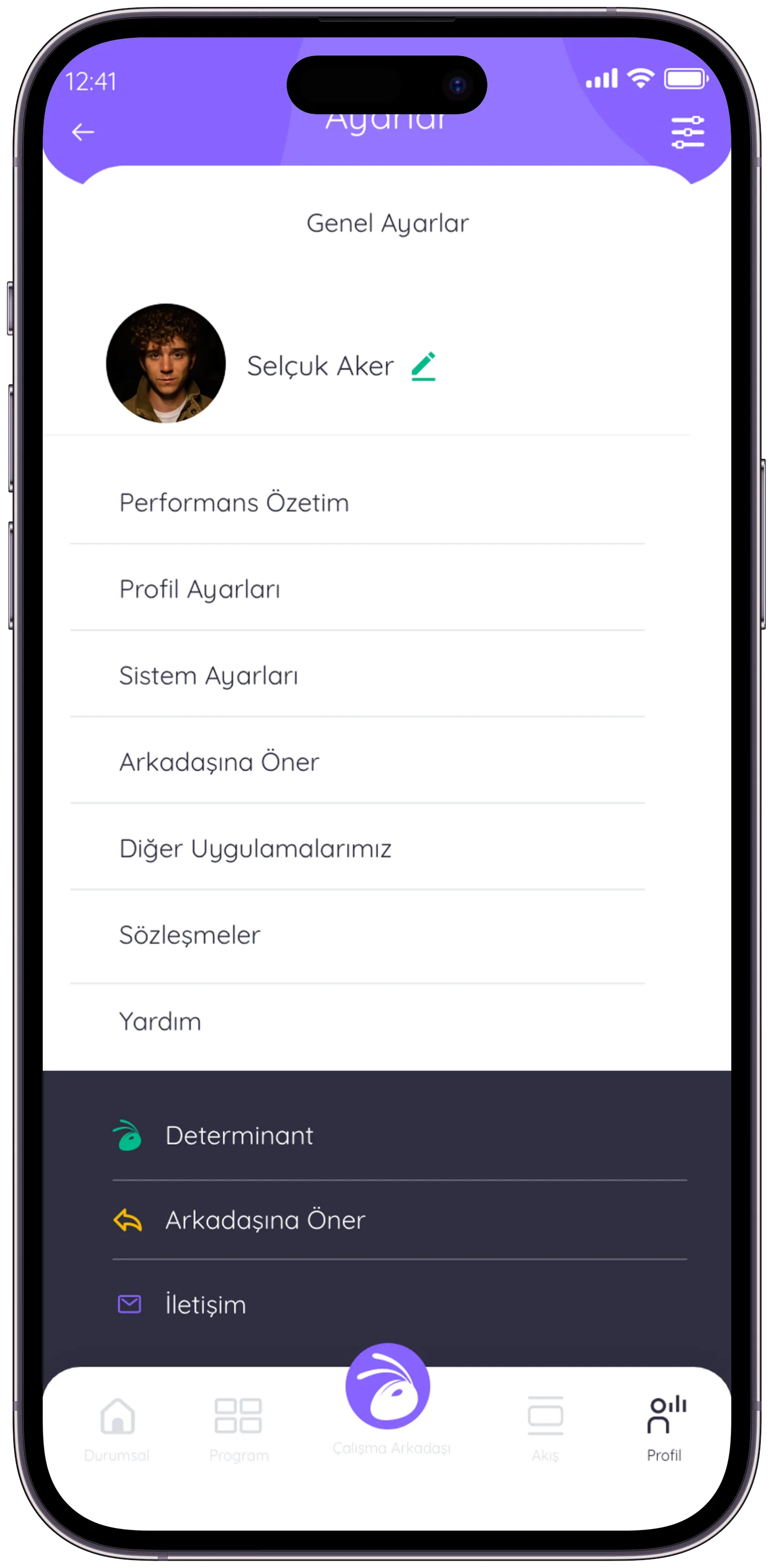 Determinant App — tasarım 17