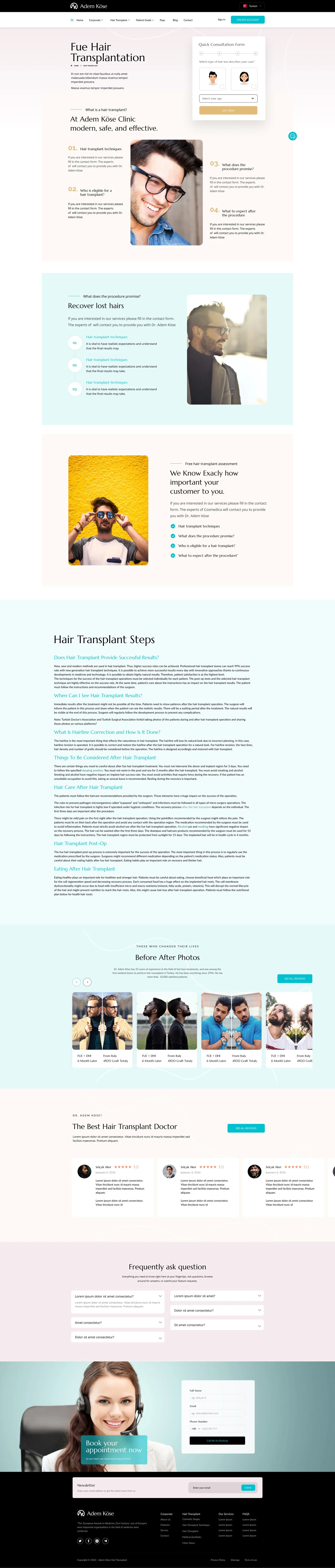 Adem Köse Hair Transplant — tasarım 15