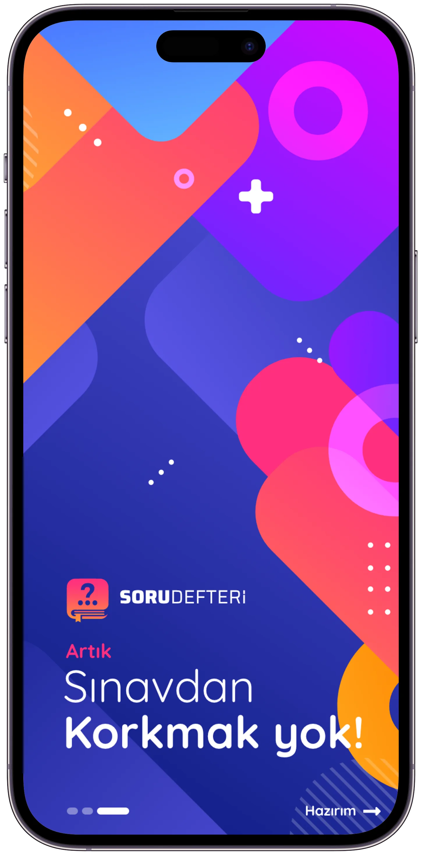 Soru Defteri Q&A App — tasarım 2
