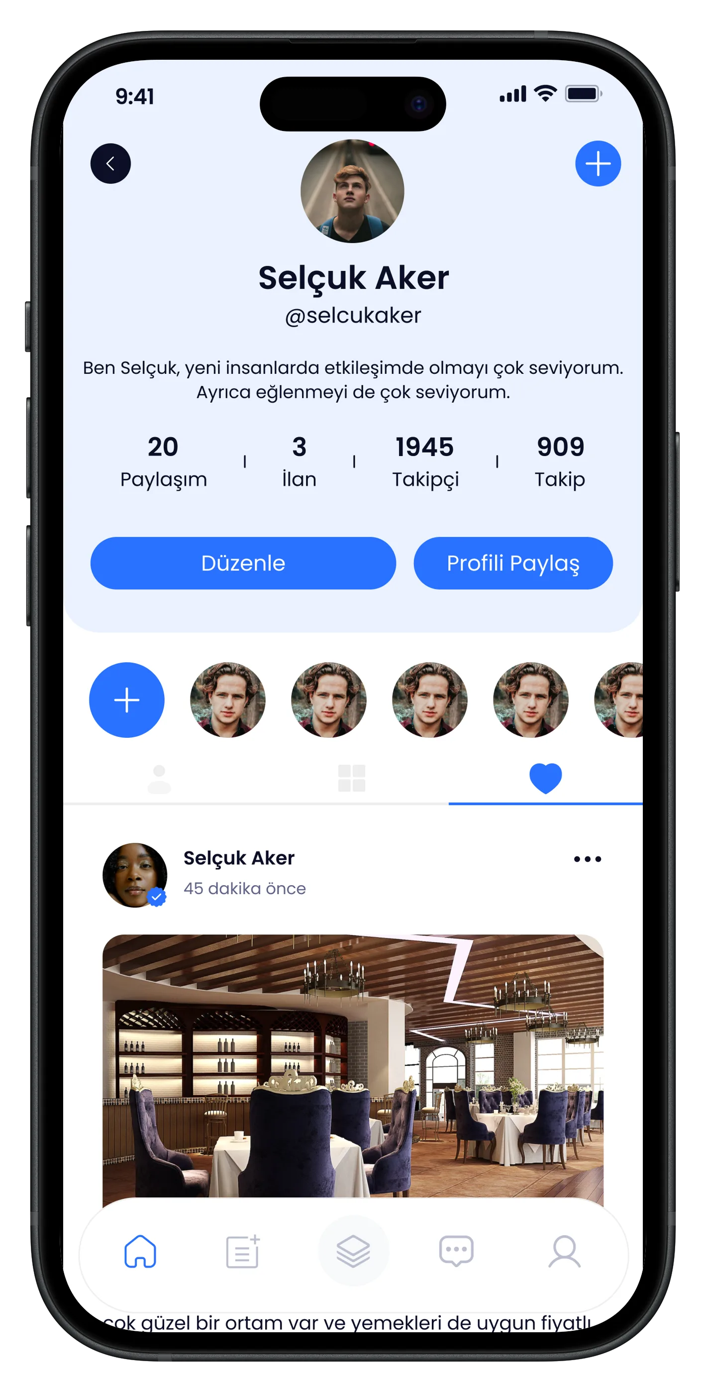 University Life Mobile App — tasarım 40