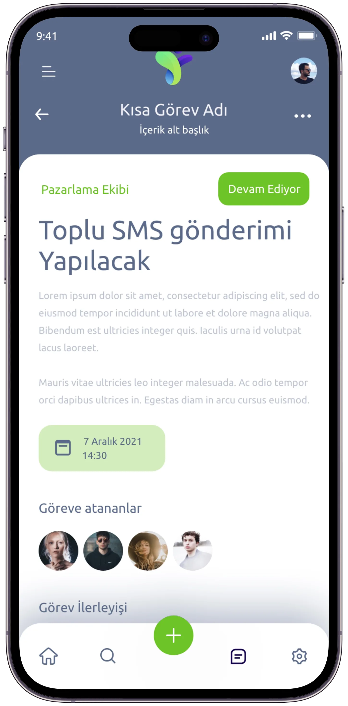 Patron Task App — tasarım 22