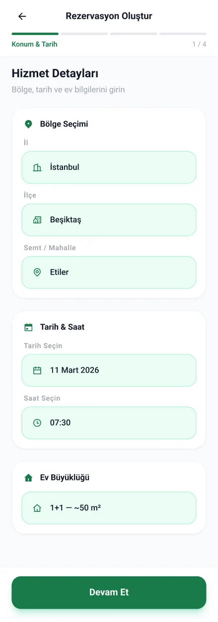 Clean Lab App — tasarım 107