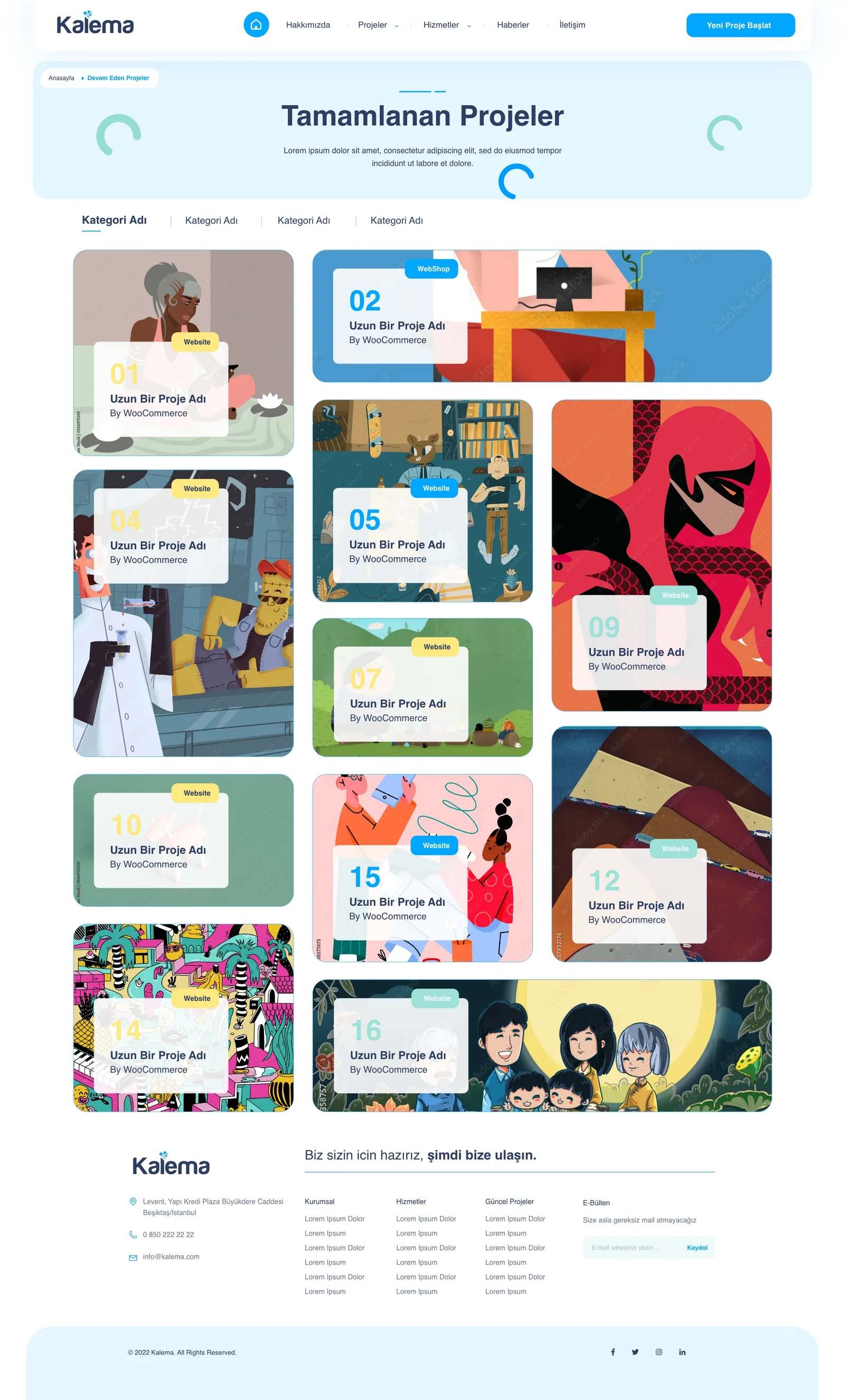 Agency Website — tasarım 5