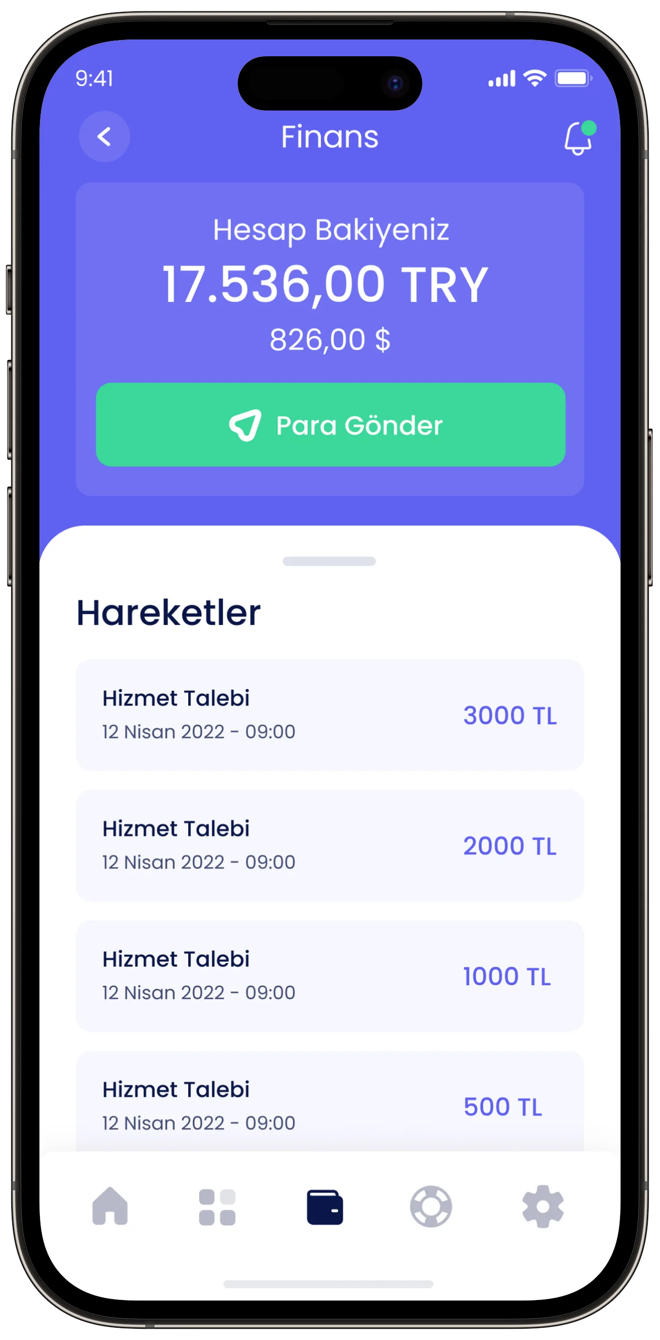 Real Estate App — tasarım 16