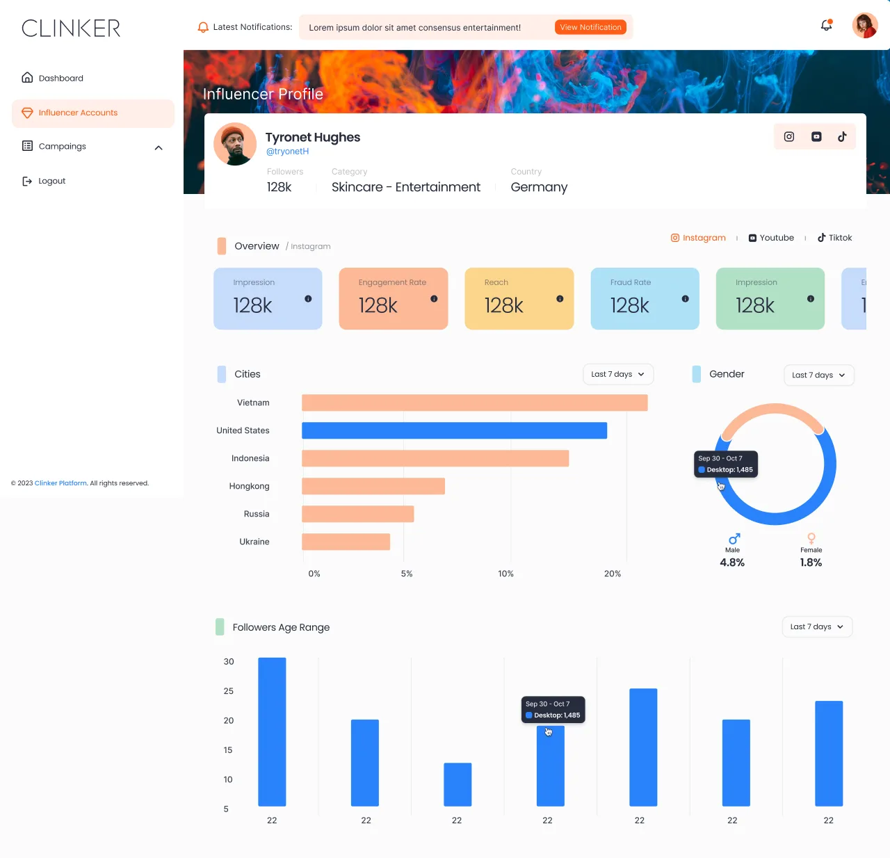 Clinker Social Media — tasarım 3