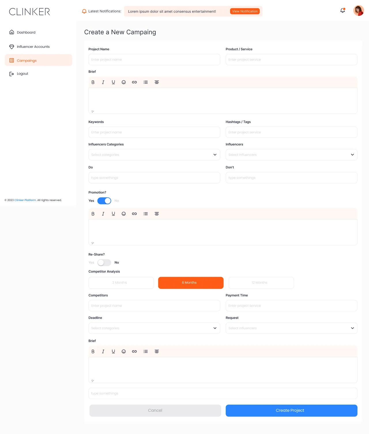 Clinker Social Media — tasarım 8
