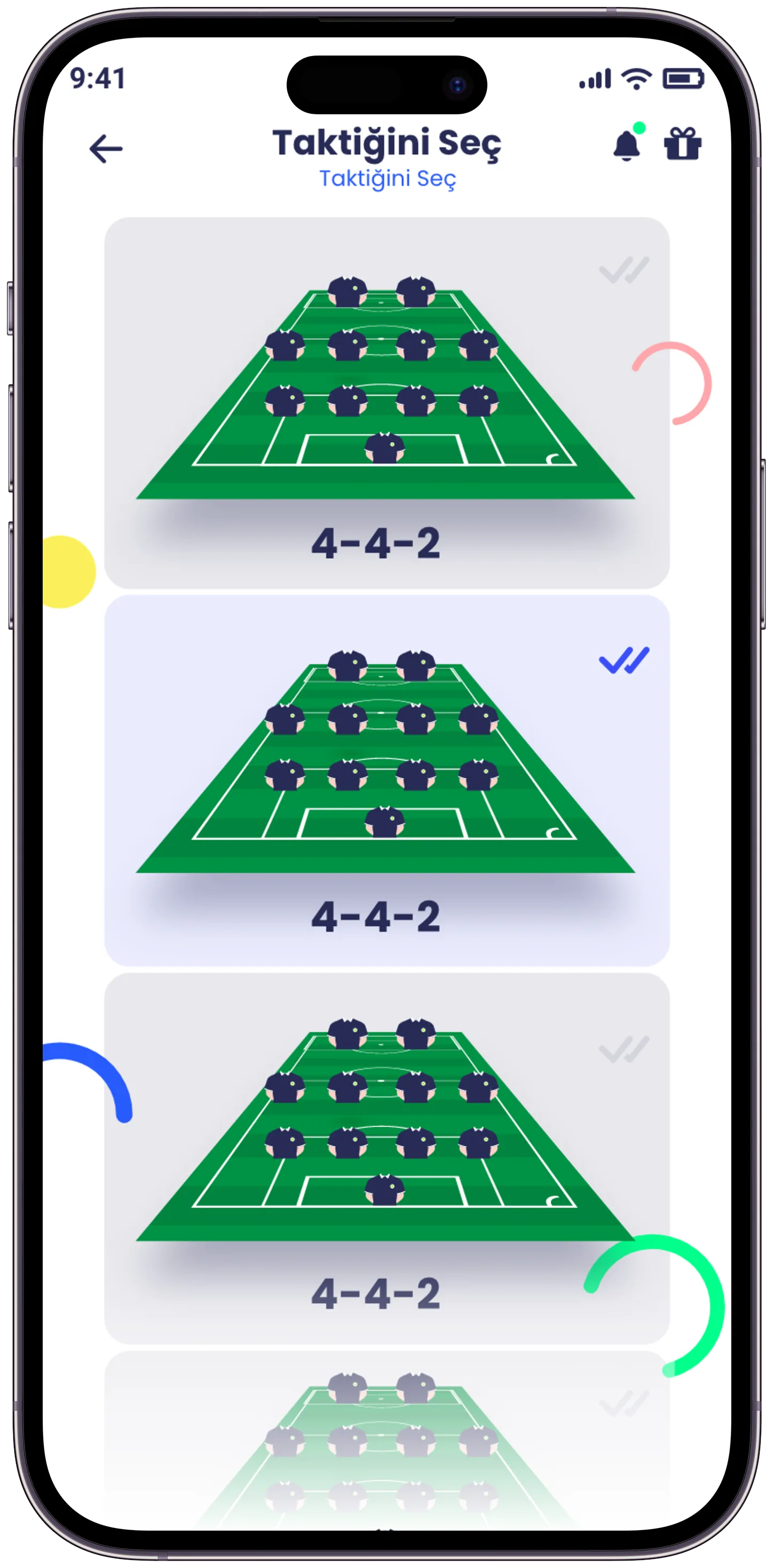 Scouthub Player App — tasarım 3