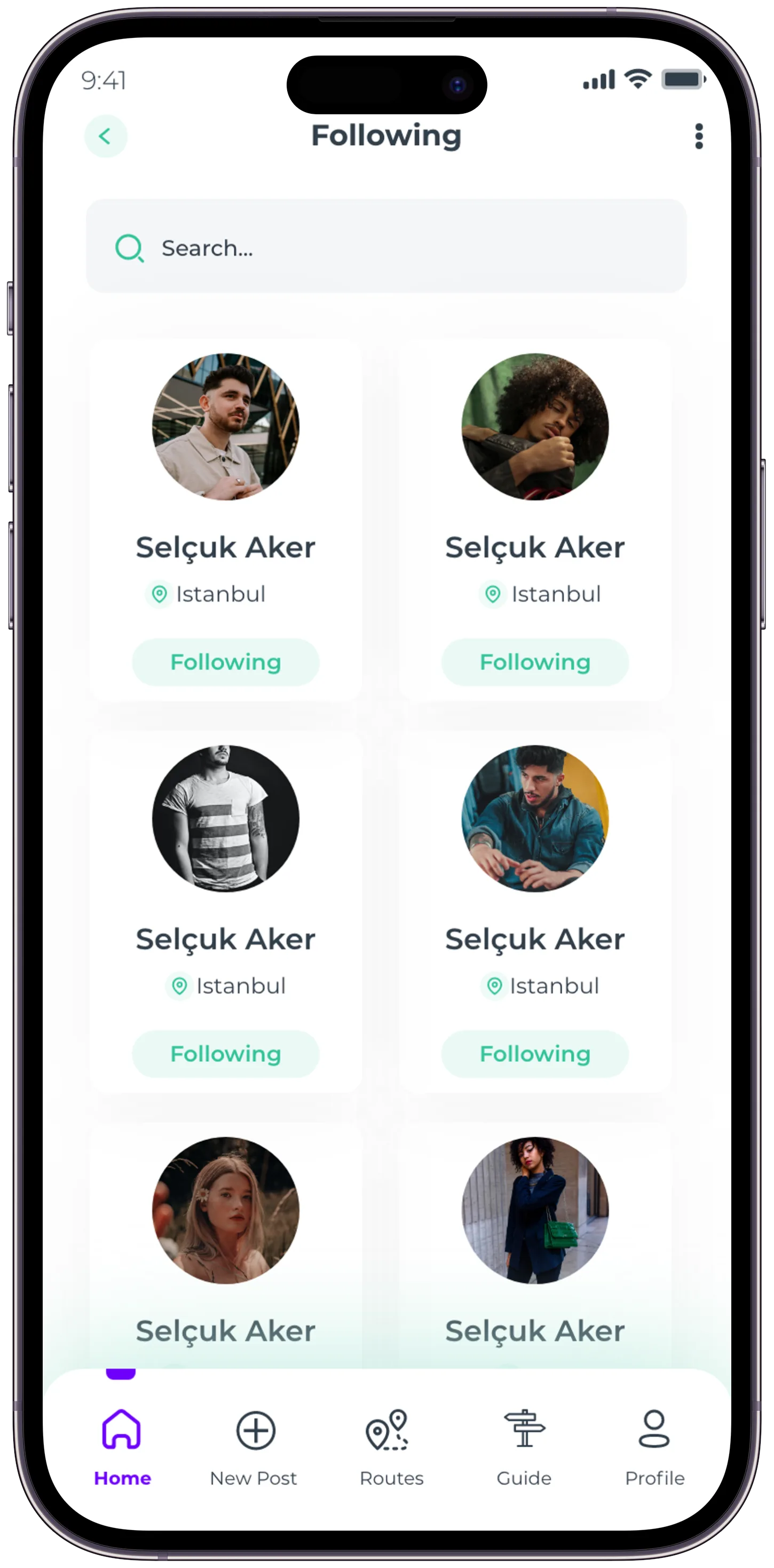 Plavel Tourism App — tasarım 12