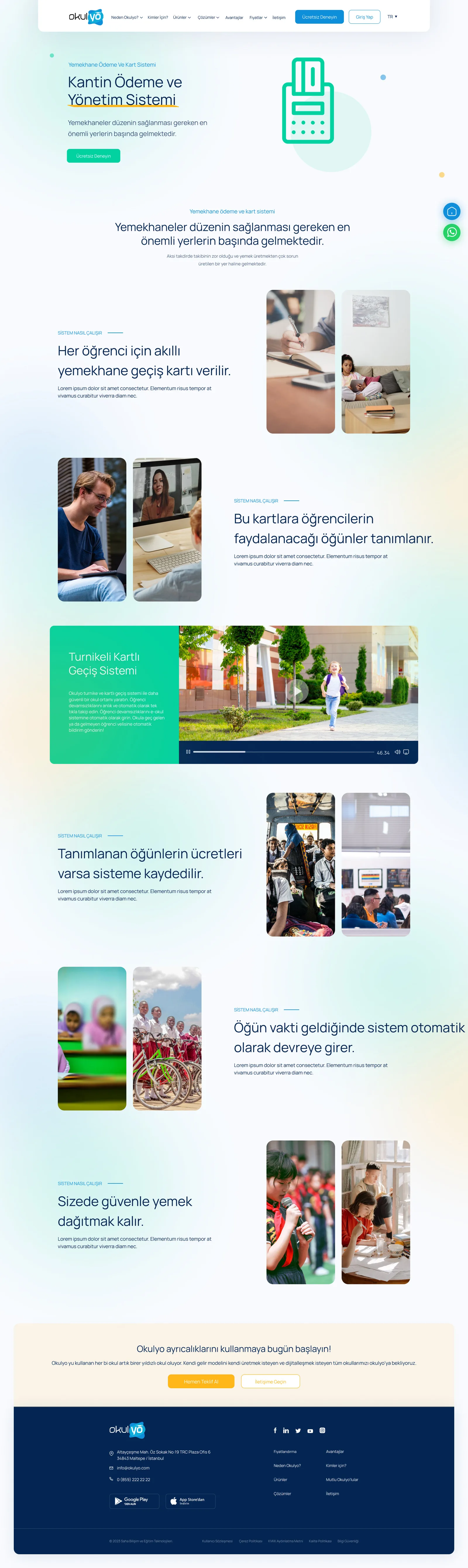 Okulyo Corporate Website — tasarım 12