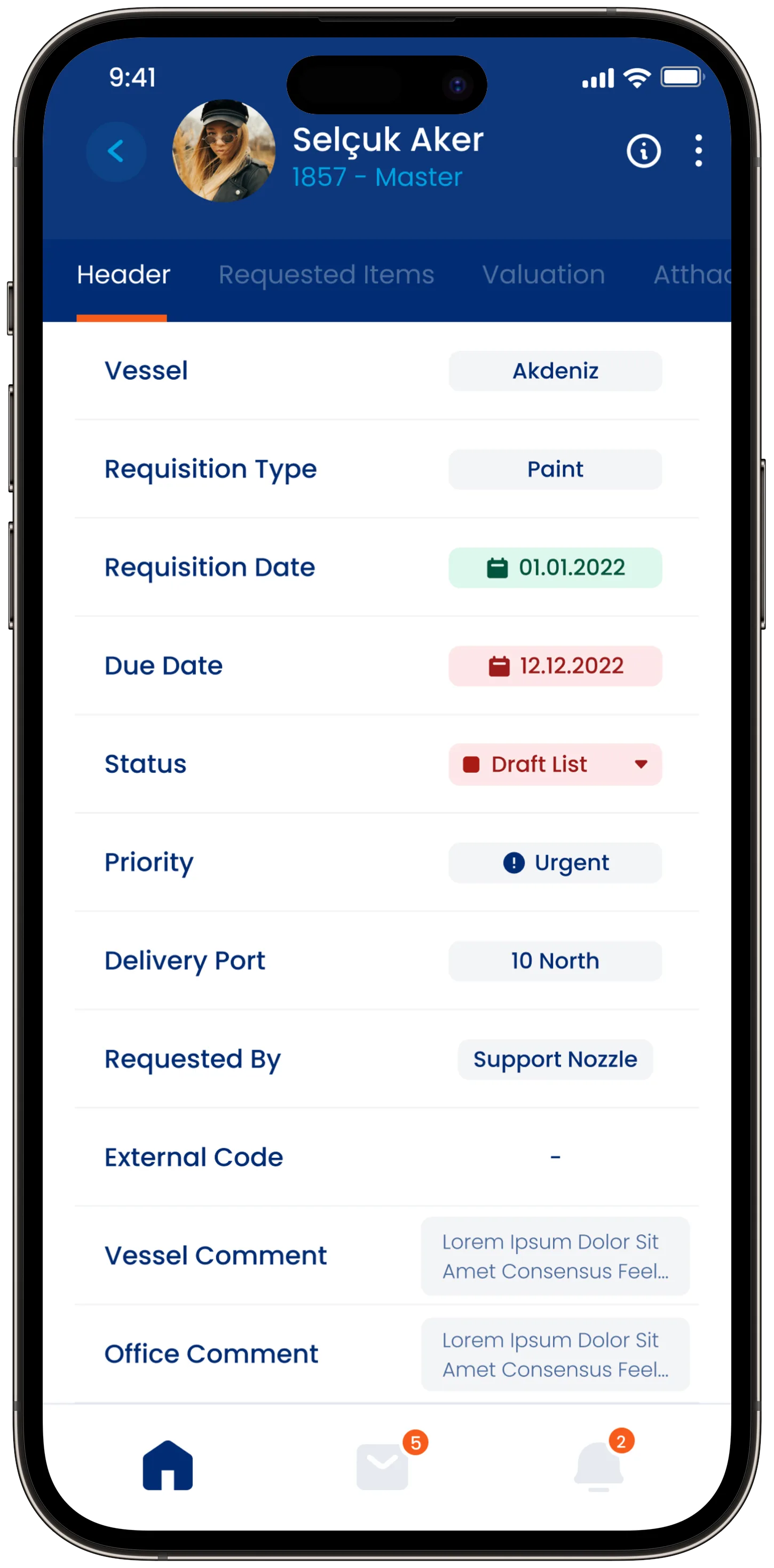 Nozzle Ship App — tasarım 13