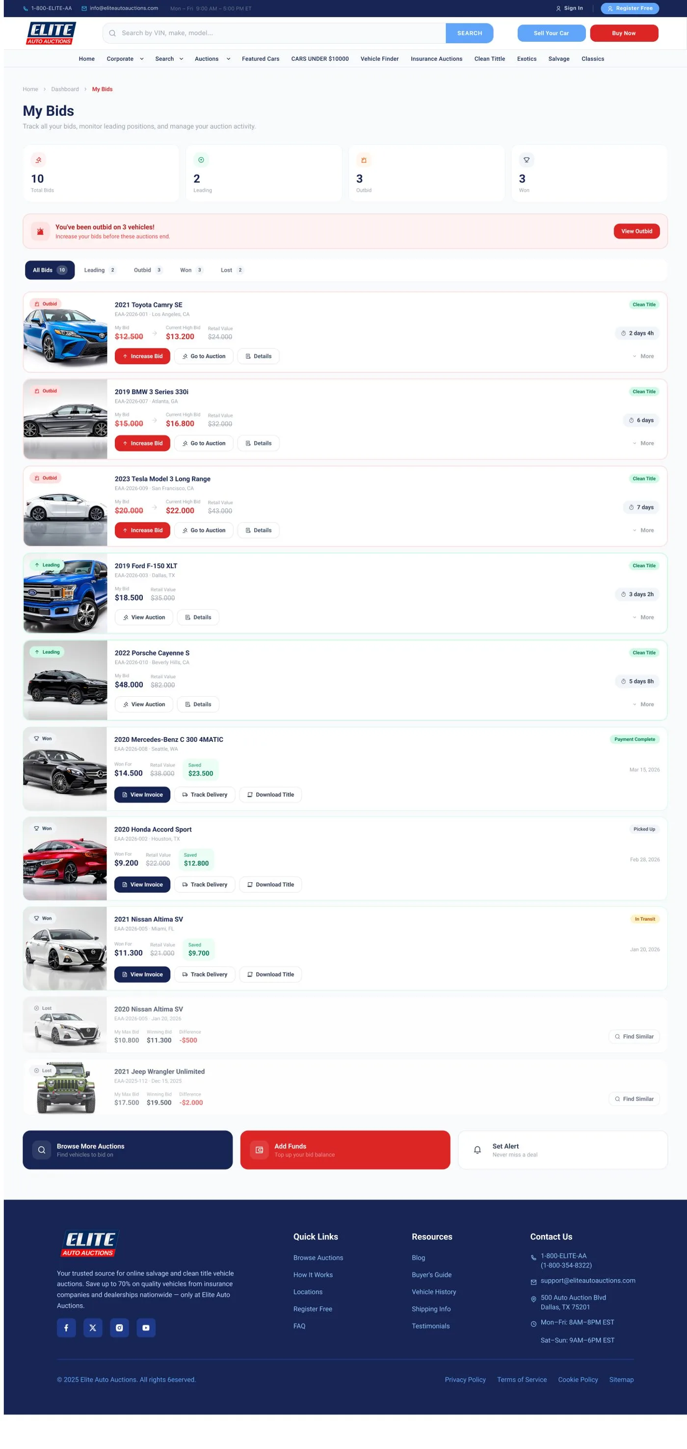 Elite Auto — tasarım 4