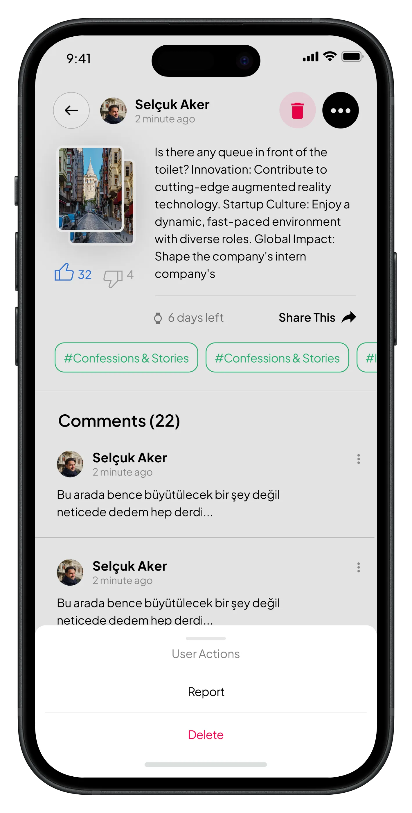 Auglinn Mobile App — tasarım 54