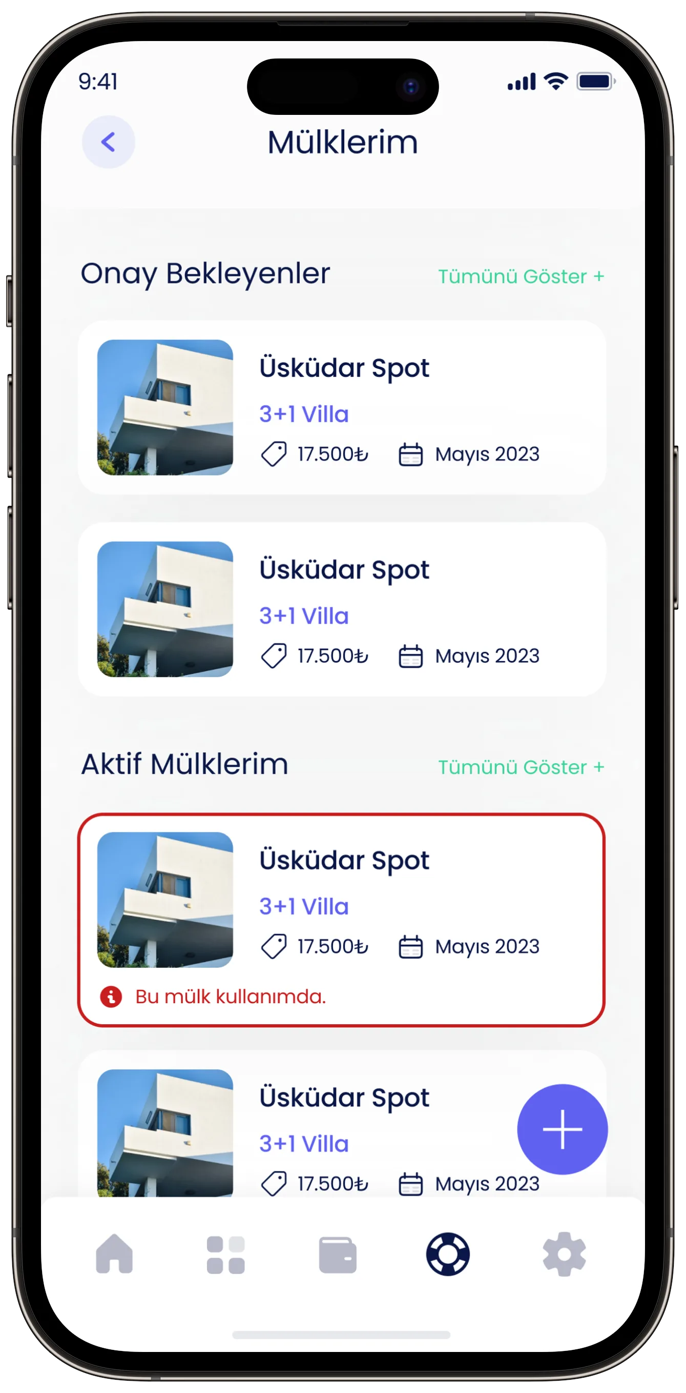 Real Estate App — tasarım 47