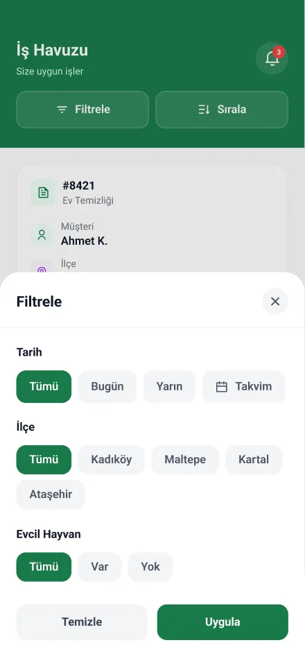 Clean Lab App — tasarım 61