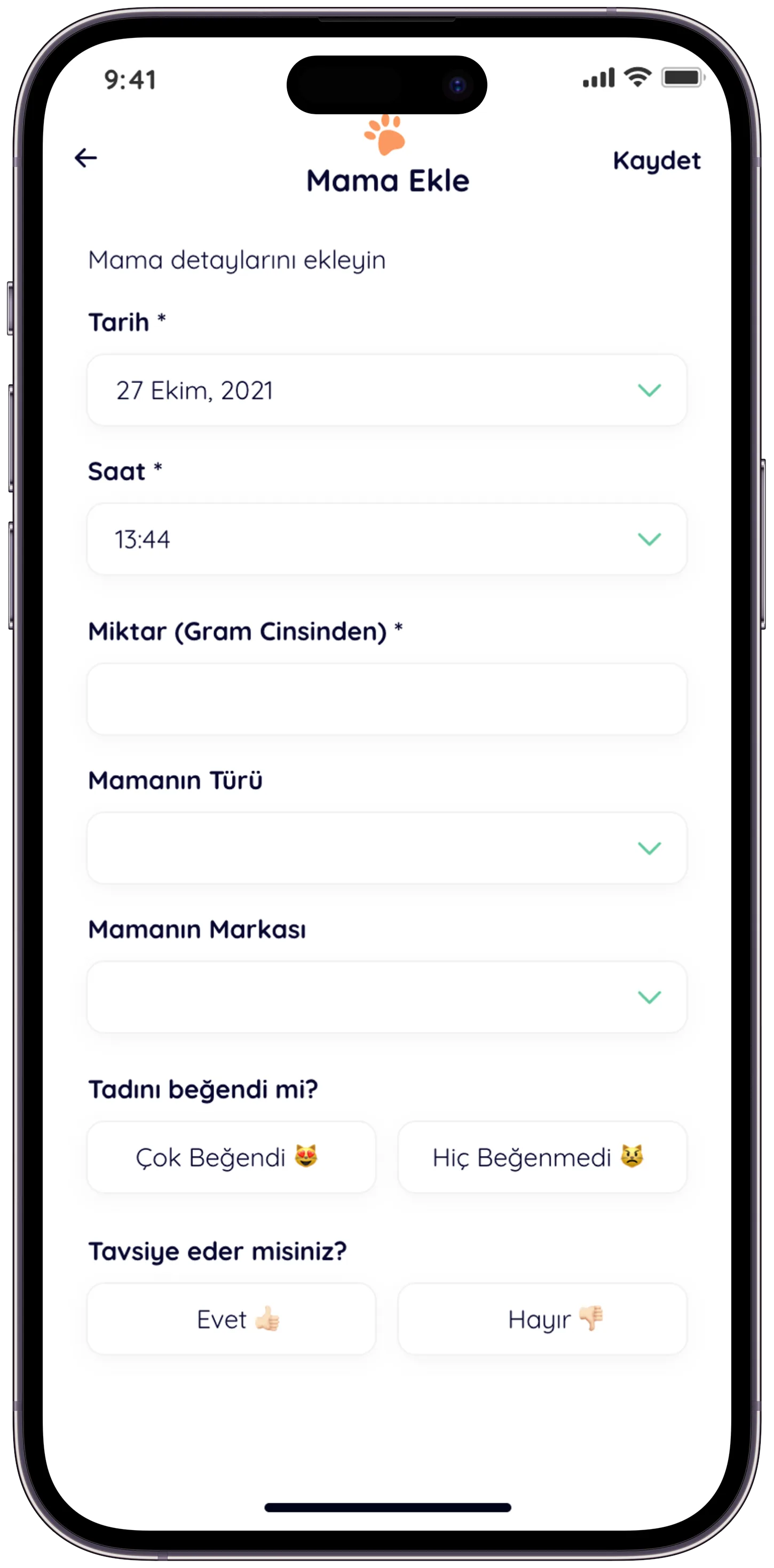 Pawla Pet App — tasarım 25