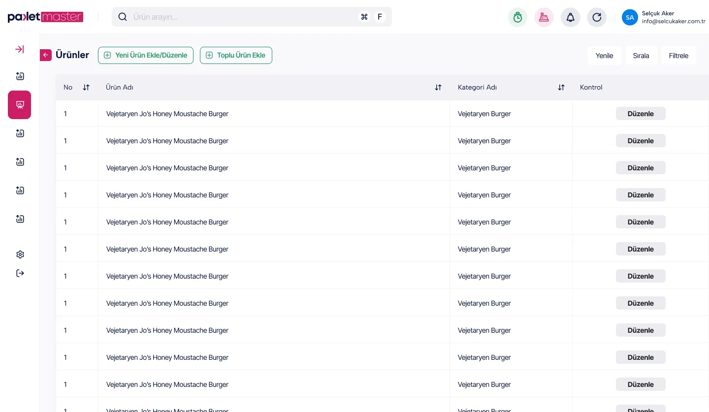 Order Tracking — tasarım 22