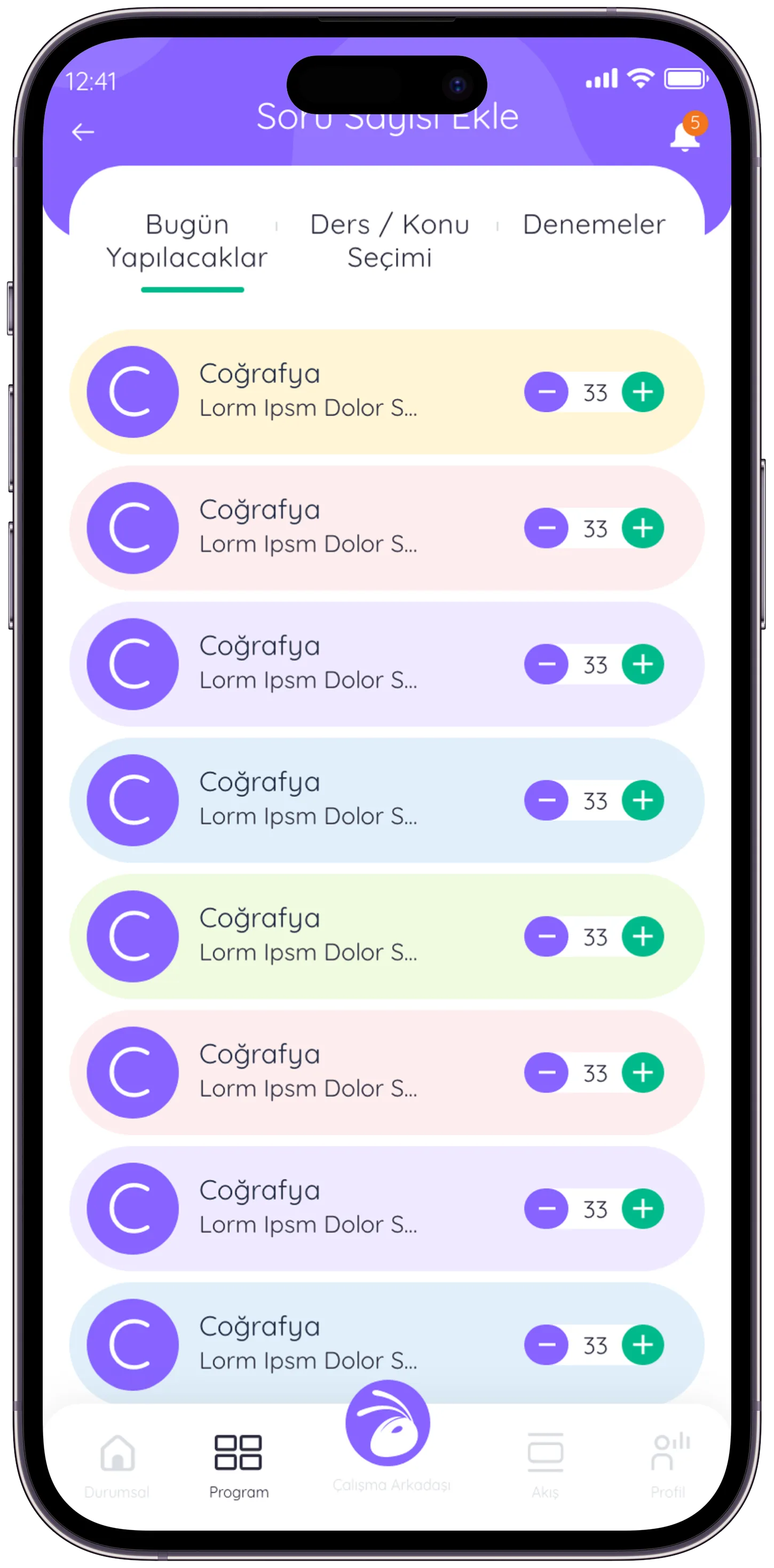 Determinant App — tasarım 33