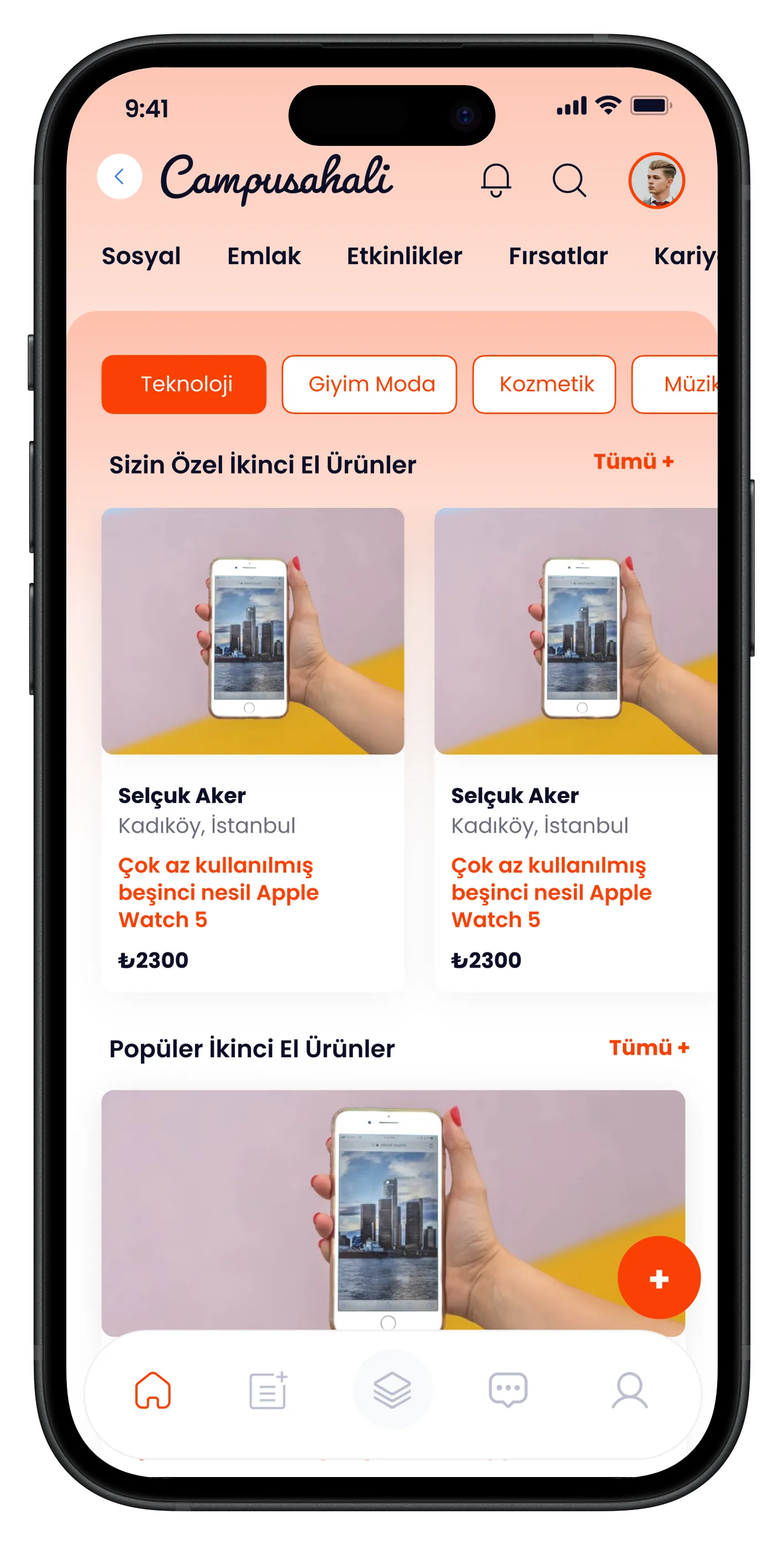University Life Mobile App — tasarım 15