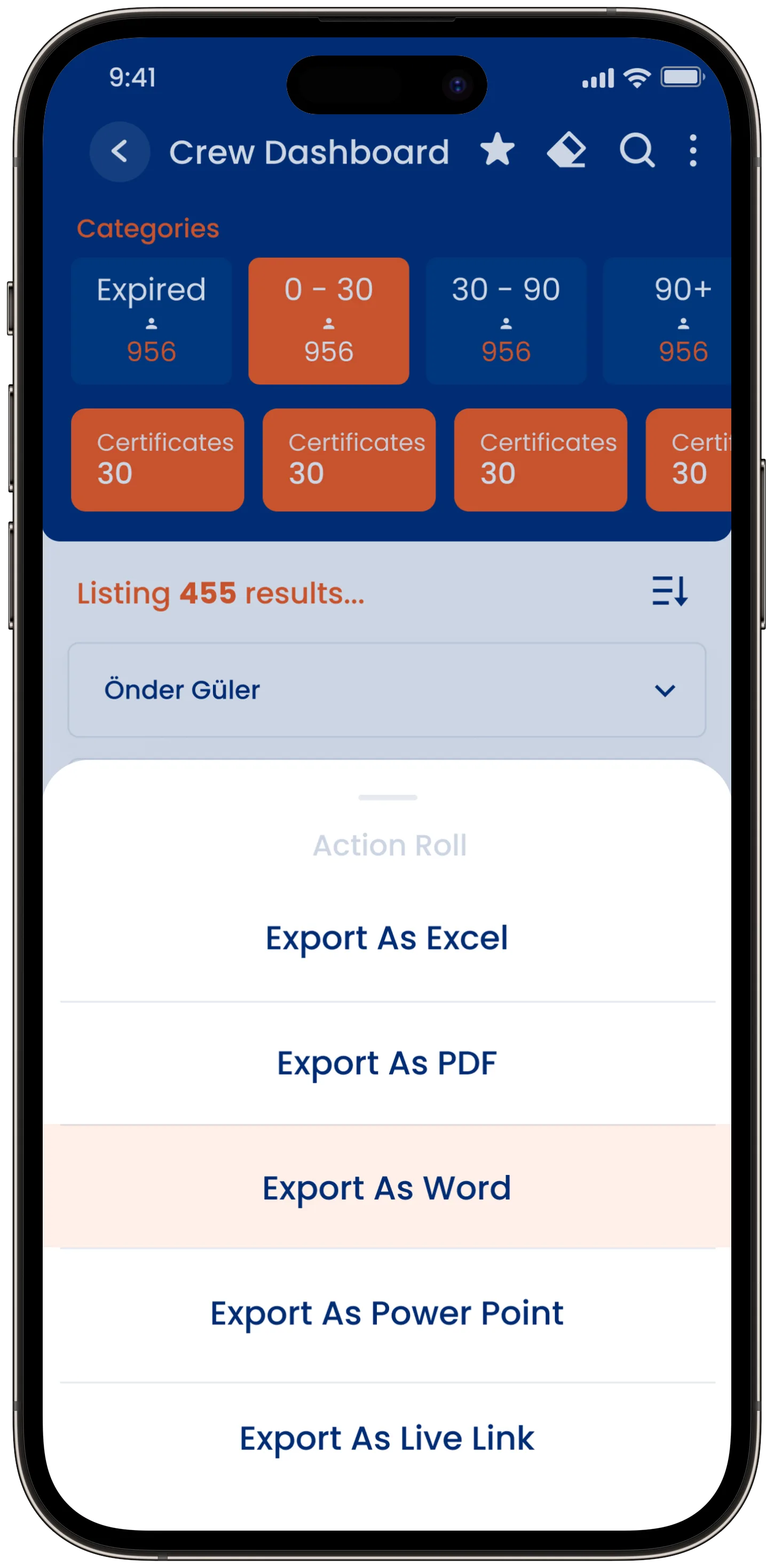 Nozzle Ship App — tasarım 7