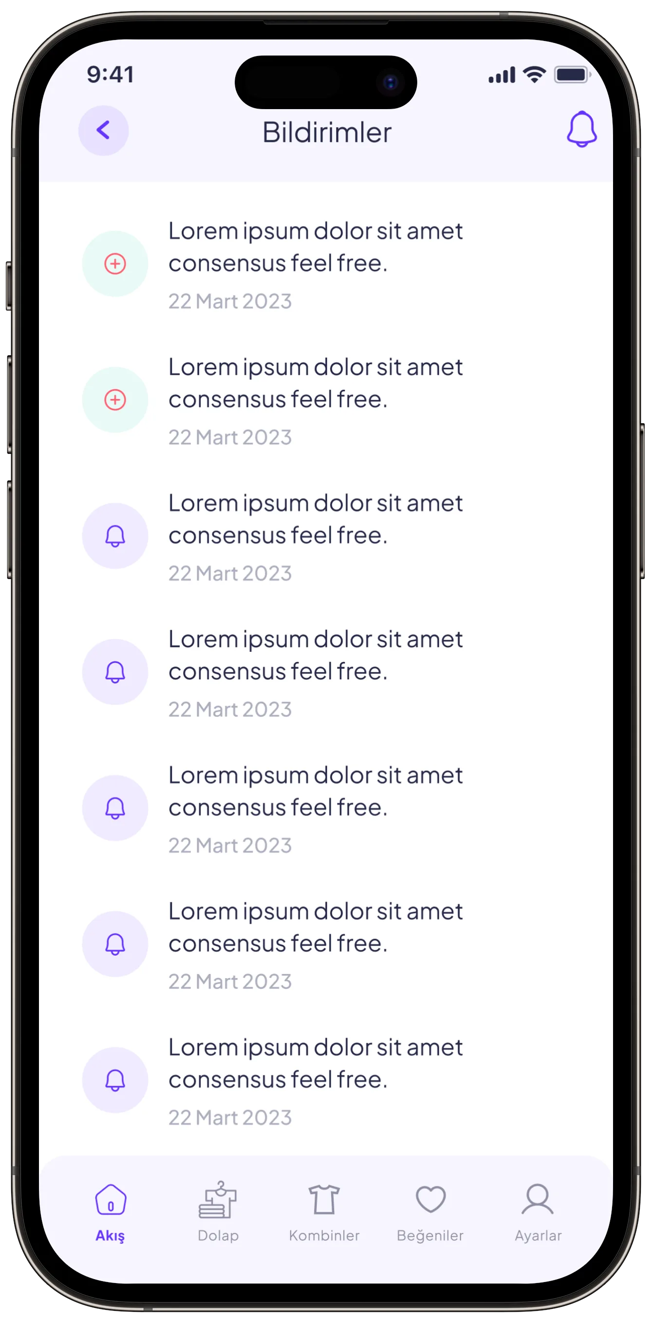 Fashion App — tasarım 17
