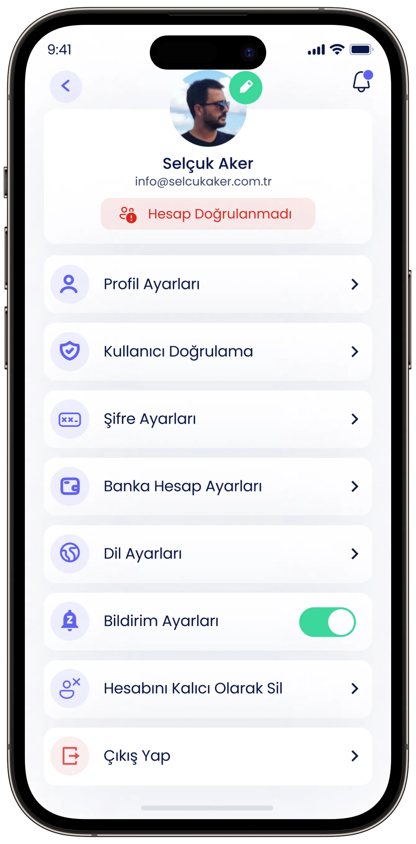 Real Estate App — tasarım 5
