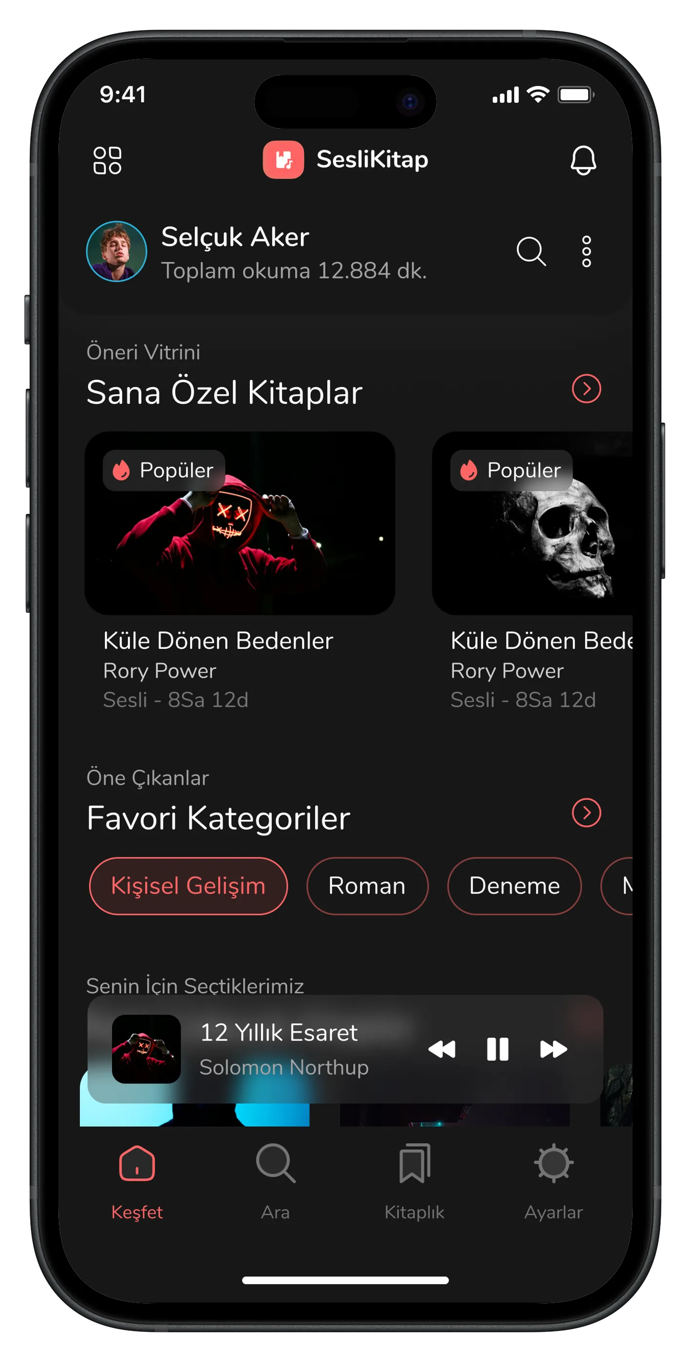 Voice Book Mobile App — tasarım 2
