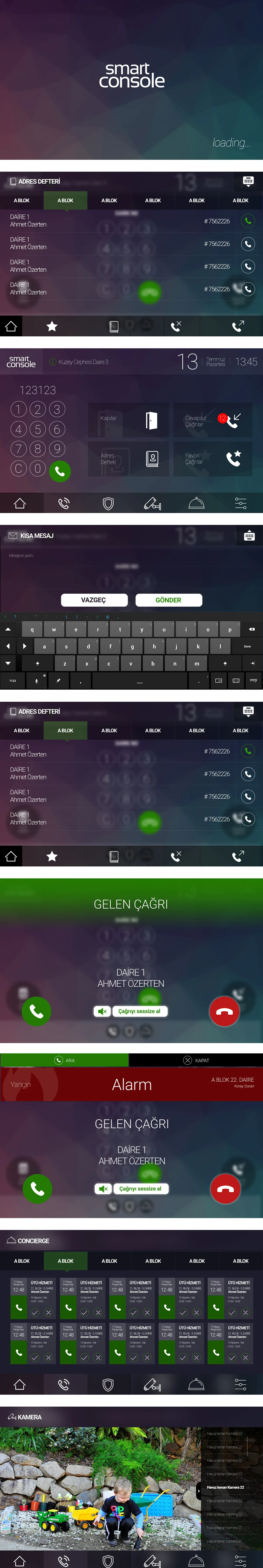 intelligent Home Console — tasarım 1