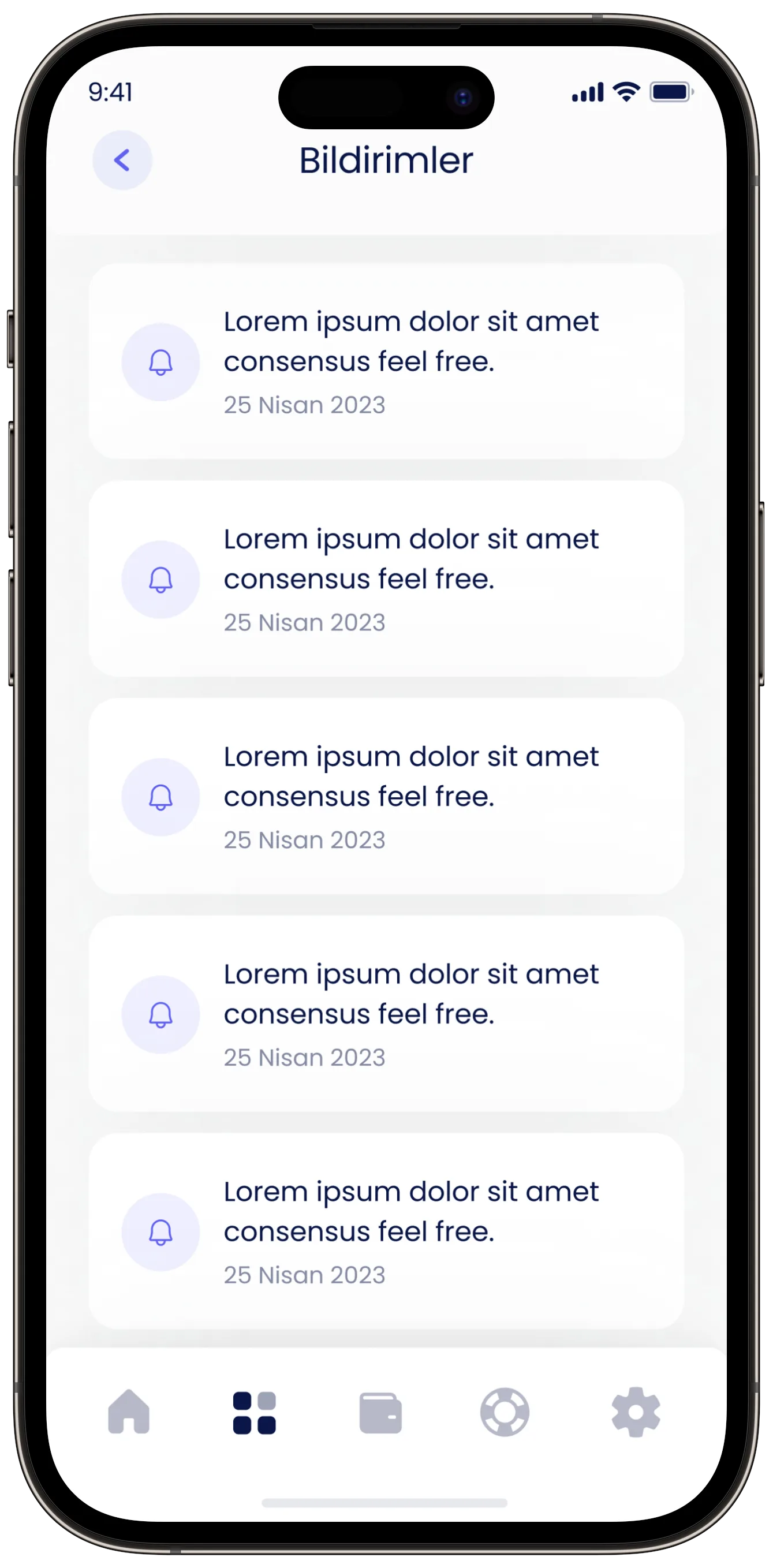 Real Estate App — tasarım 8