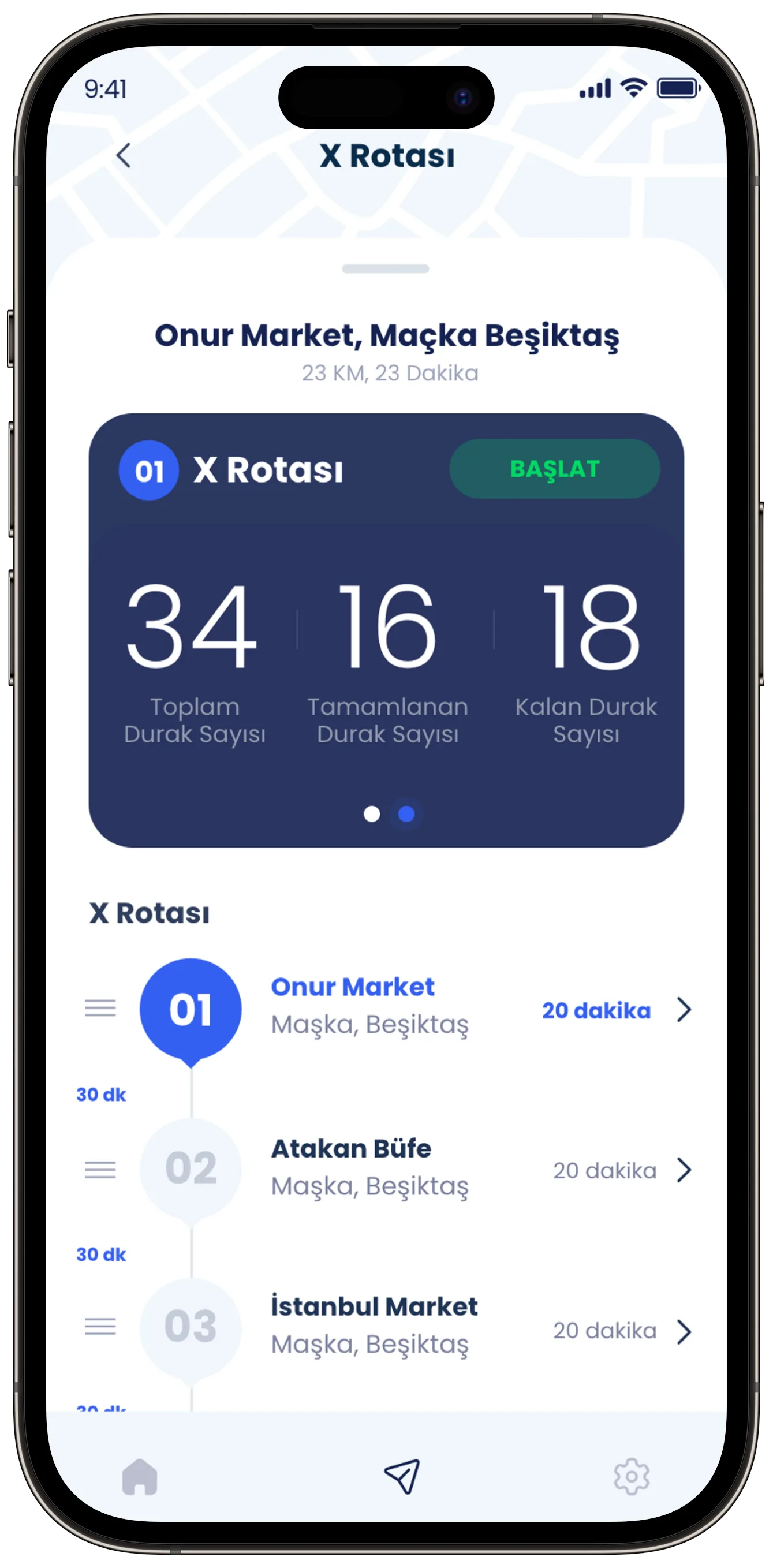 Rotamat App — tasarım 5