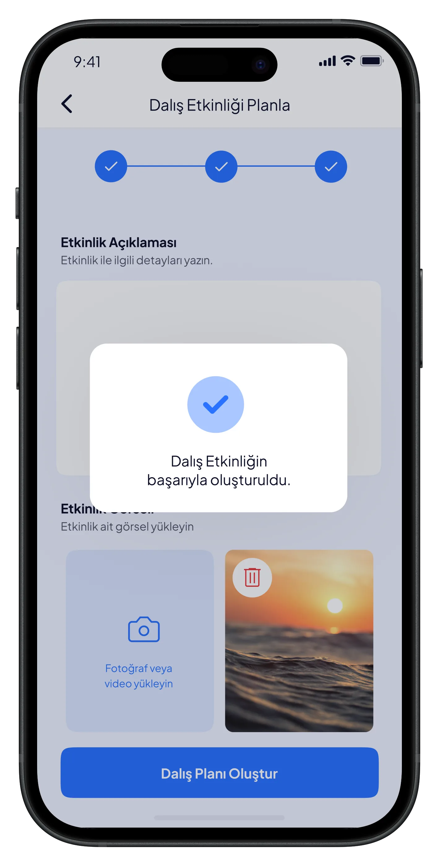 Scuba Diving Mobile App — tasarım 11