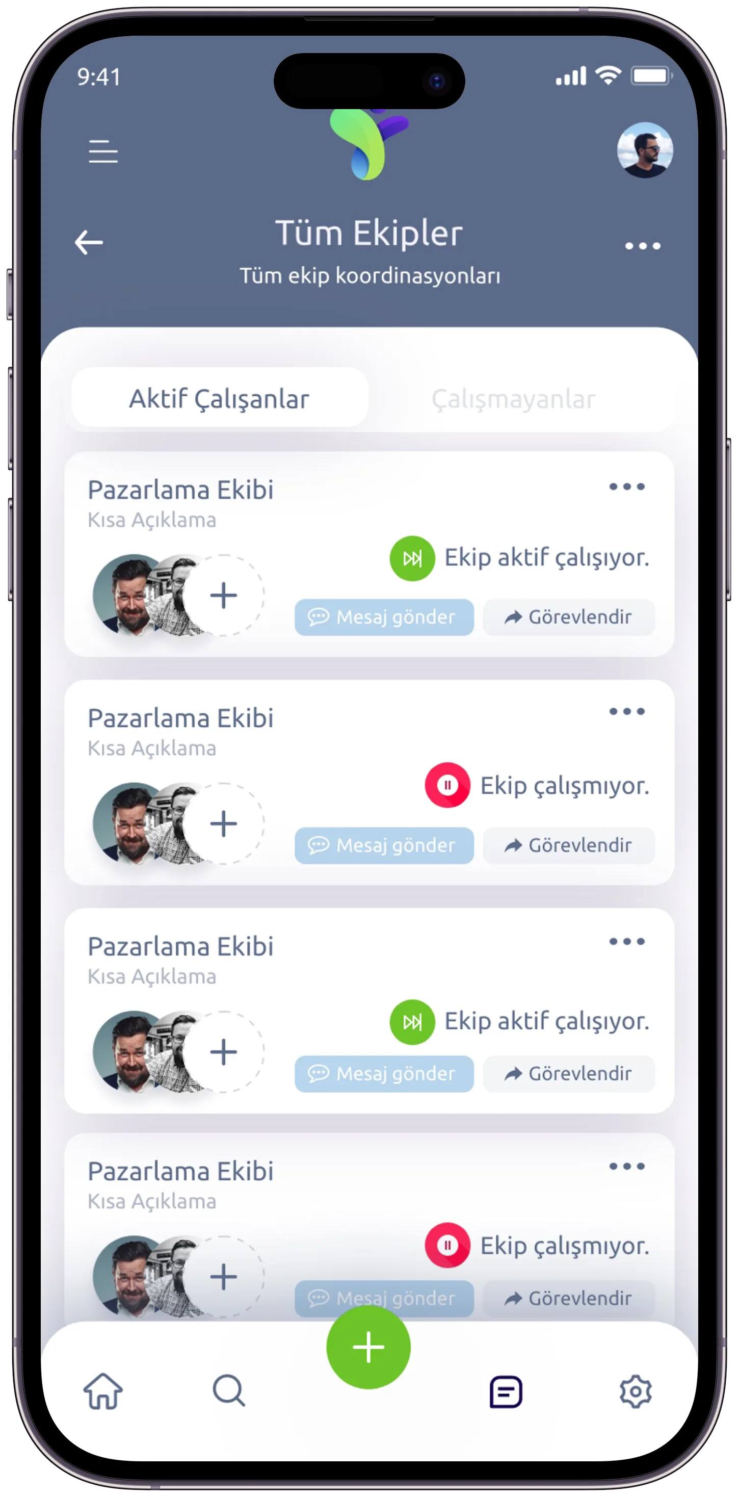 Patron Task App — tasarım 34