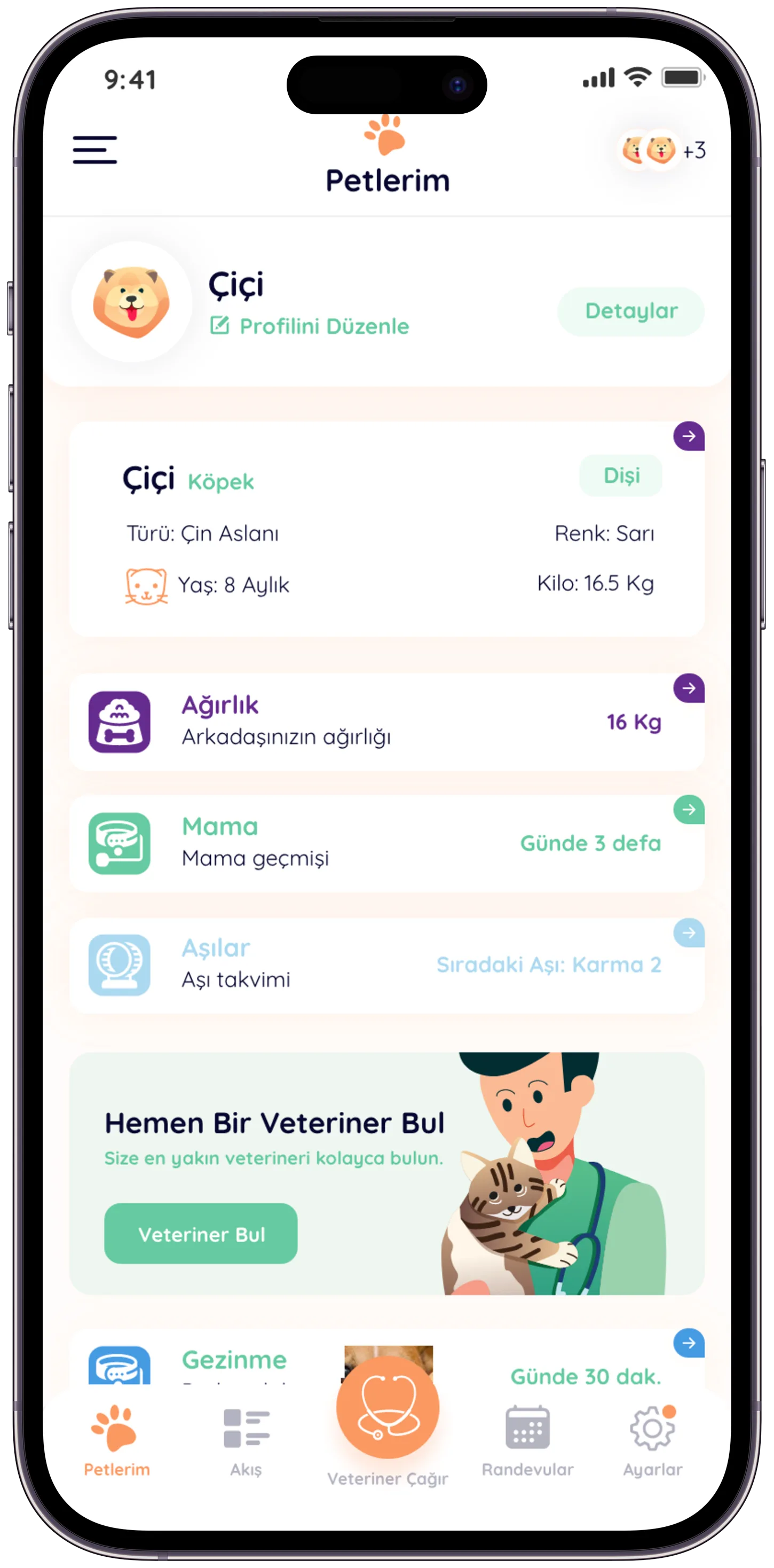 Pawla Pet App — tasarım 36