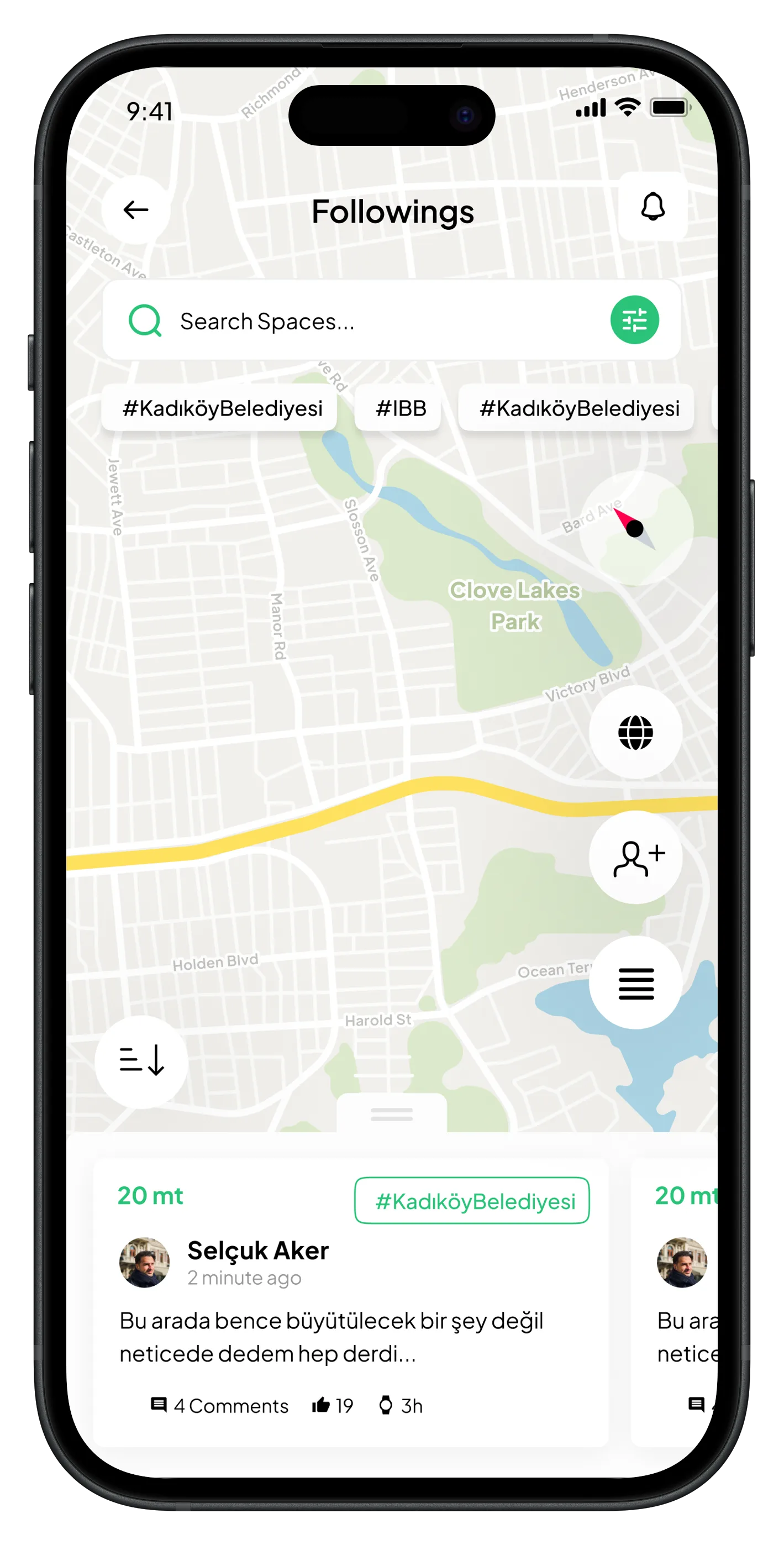 Auglinn Mobile App — tasarım 3