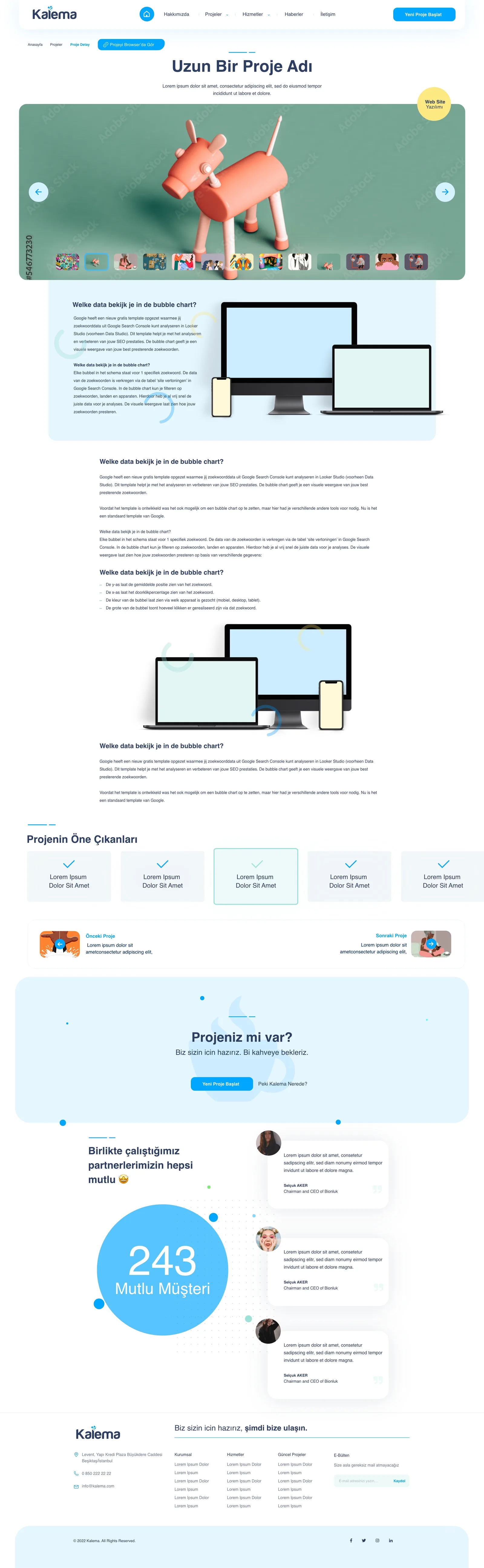 Agency Website — tasarım 6