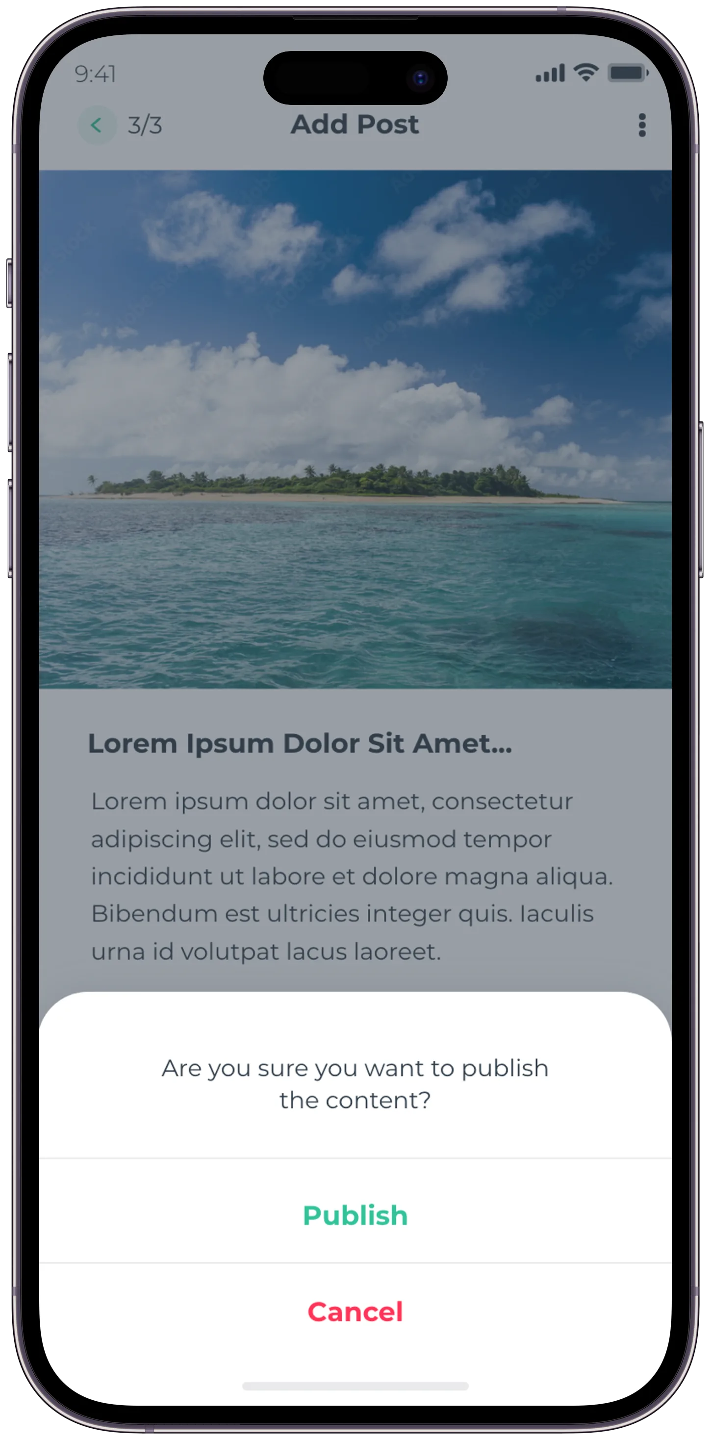 Plavel Tourism App — tasarım 3