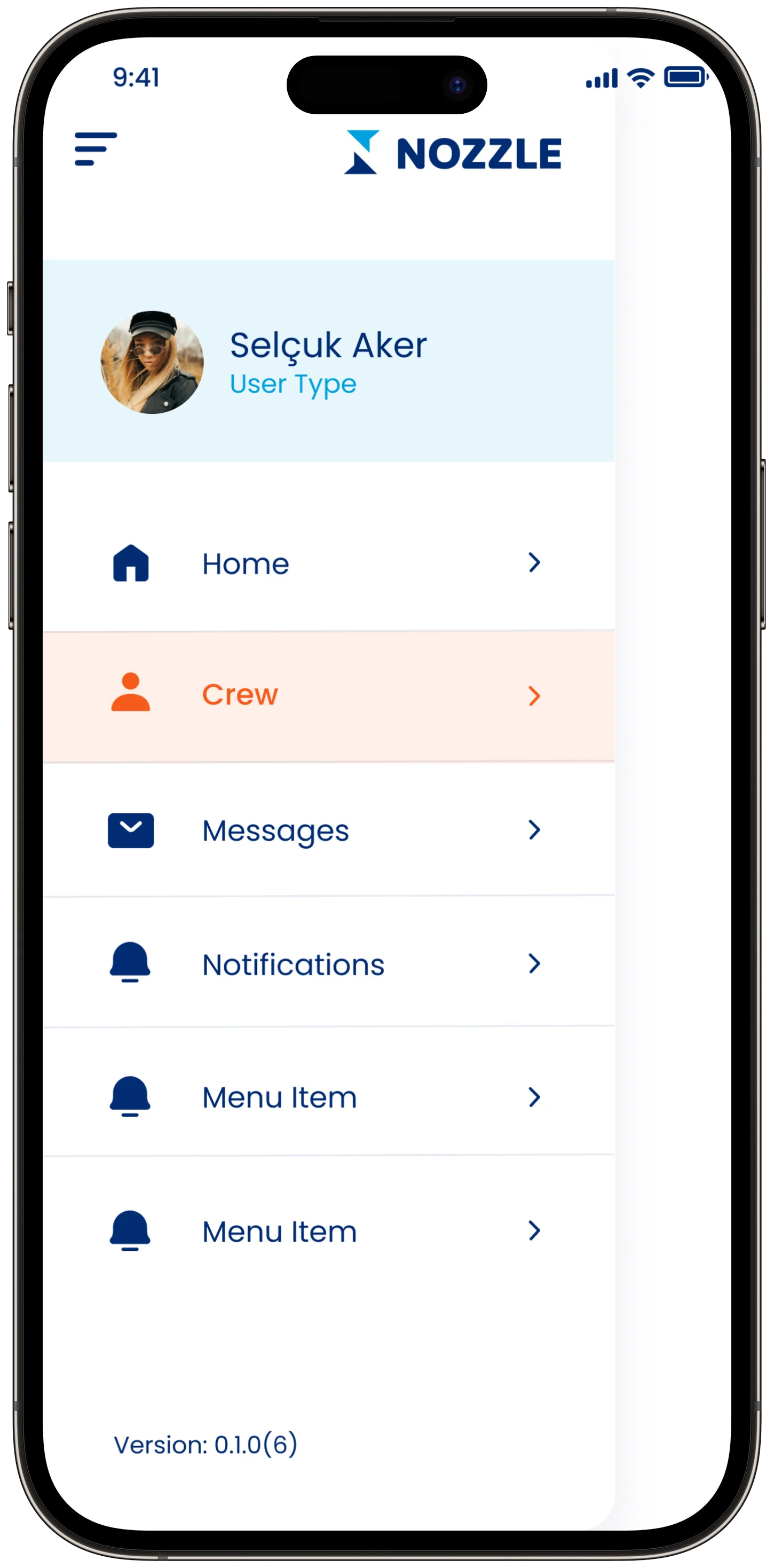 Nozzle Ship App — tasarım 25